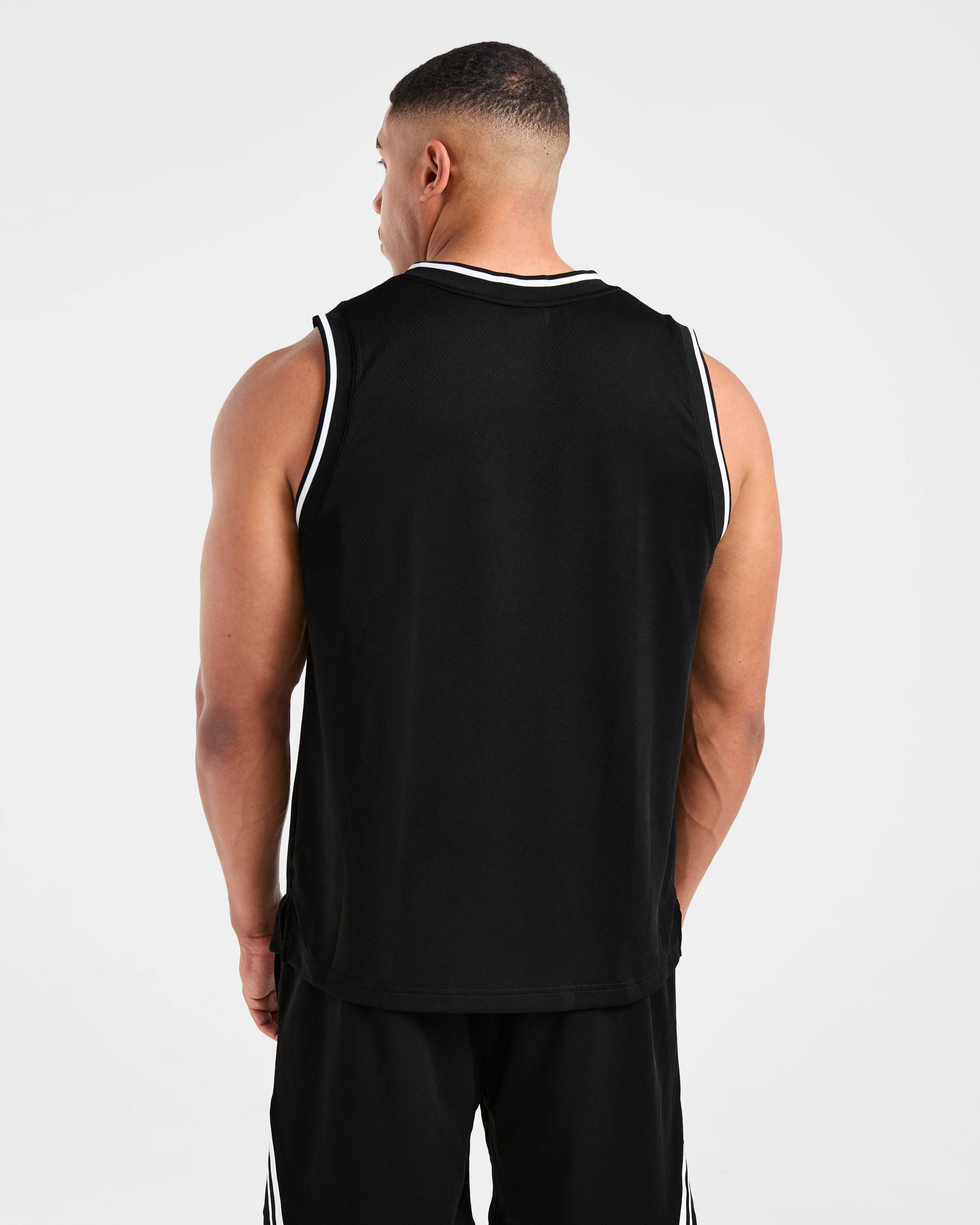 Rebound Stripe Tank - Noir - Image 2