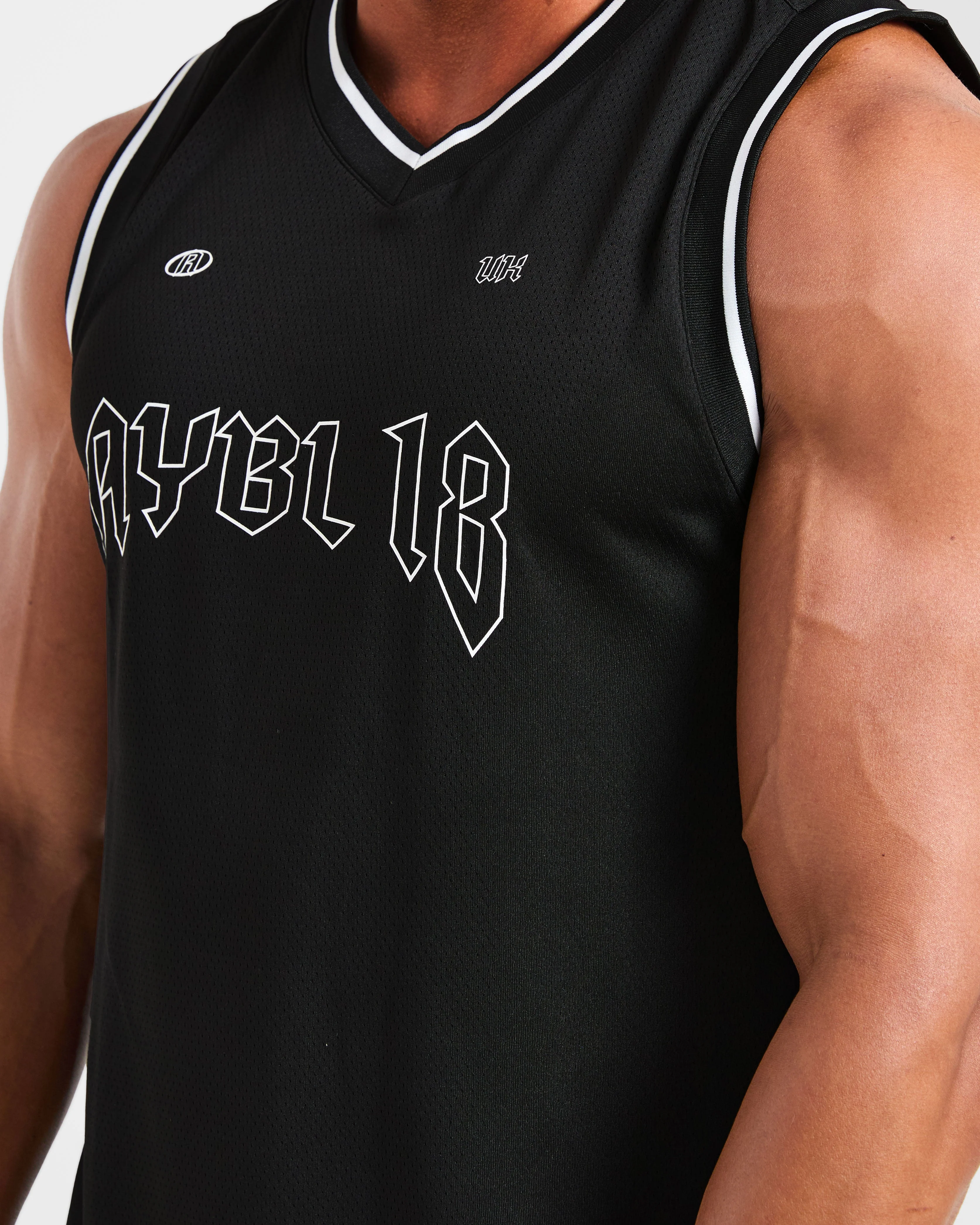 Rebound Stripe Tank - Noir - Image 5