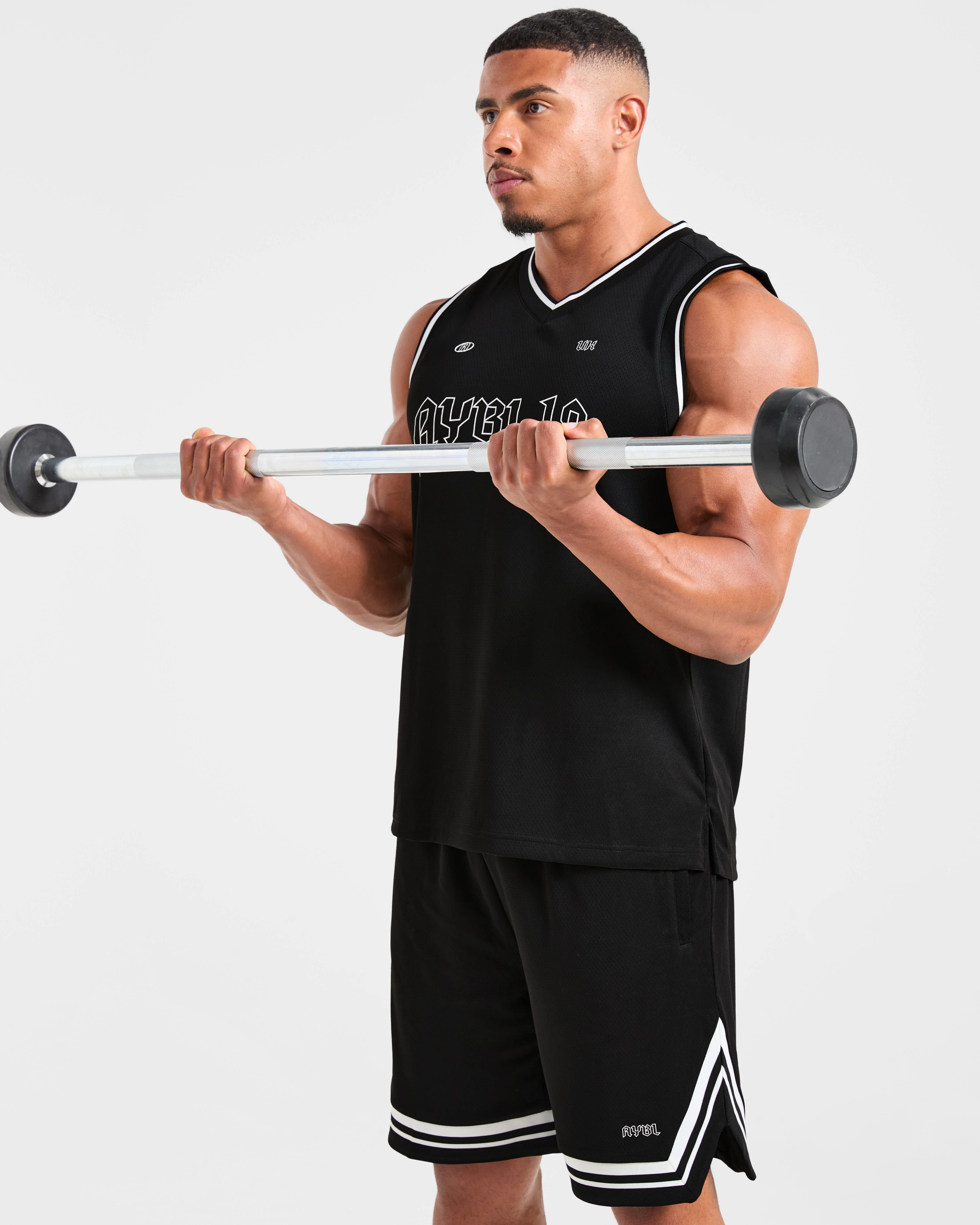 Rebound Stripe Tank - Noir - Image 8