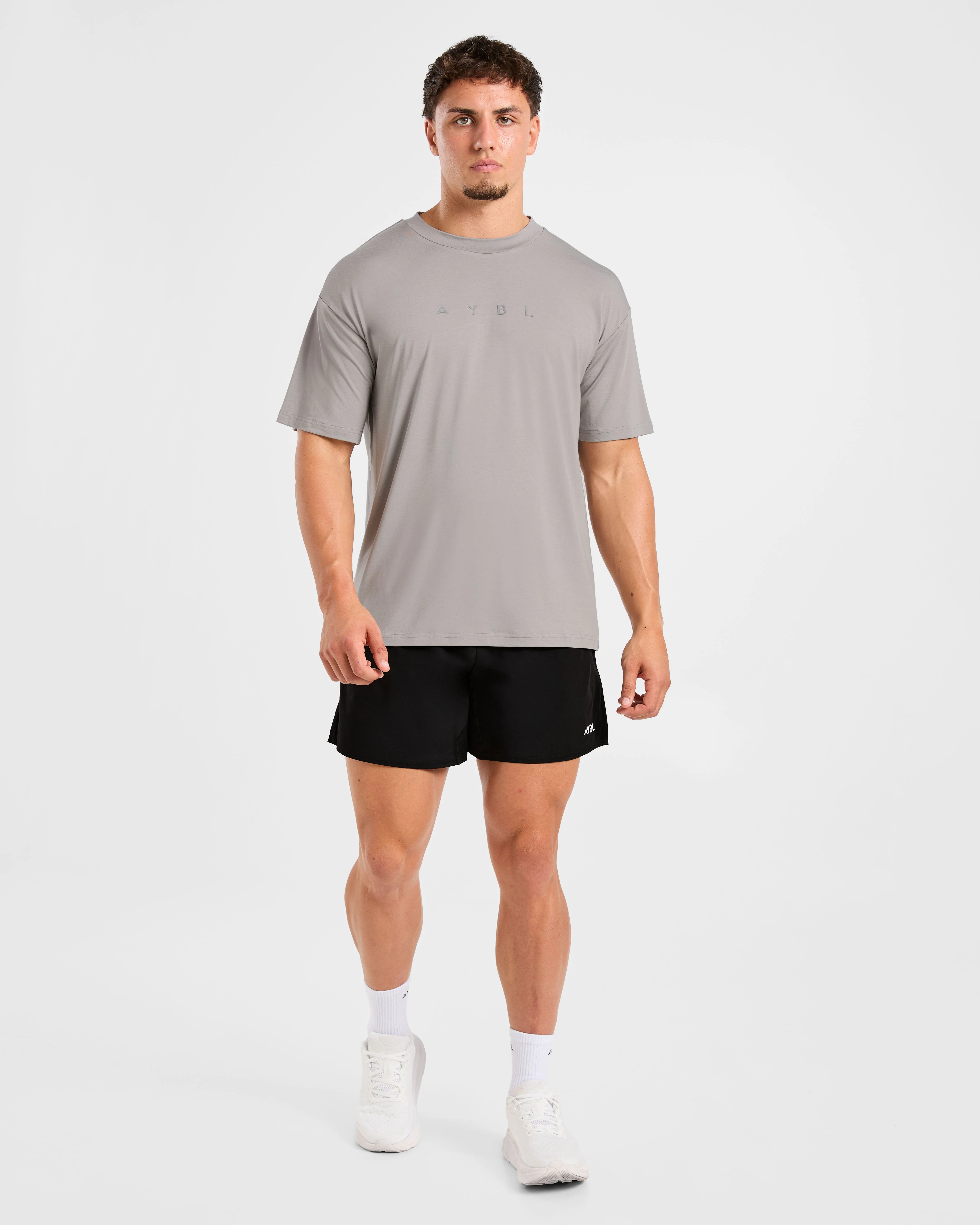 Reinforce Training T Shirt - Clay Grey - Image 3