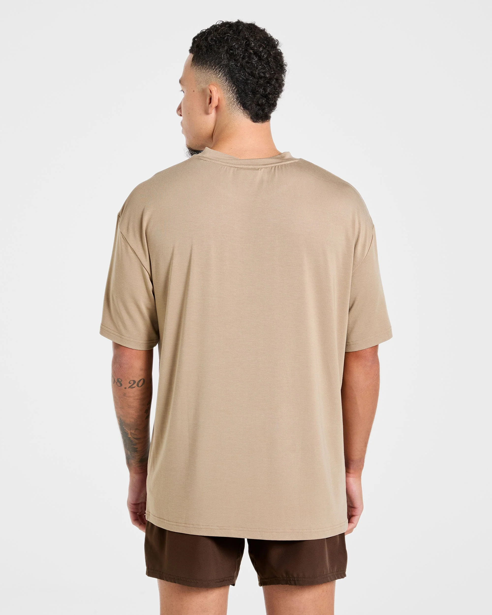 Reinforce Training T Shirt - Tawny Brown - Image 2