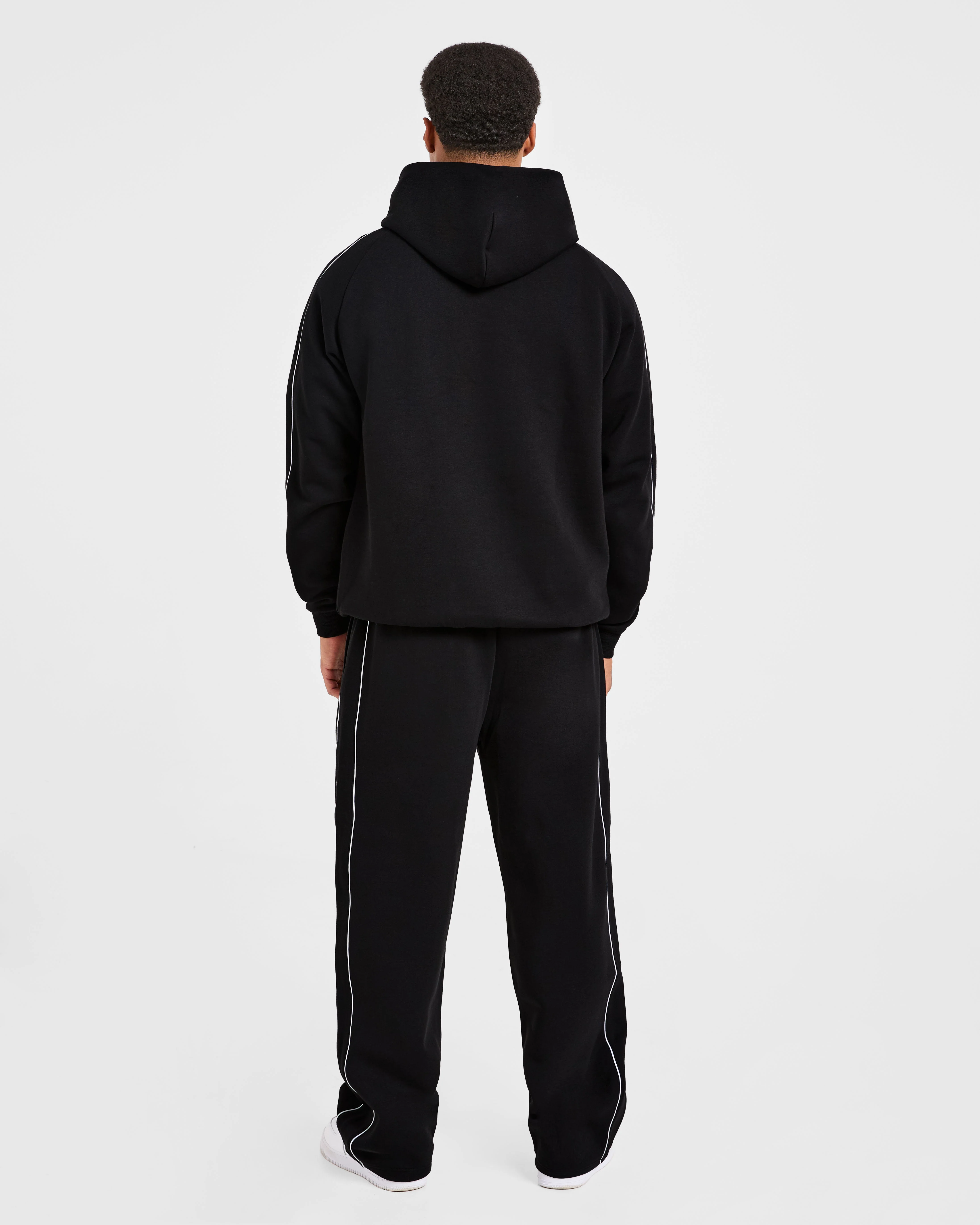 Restore Oversized Straight Leg Joggers - Noir - Image 4