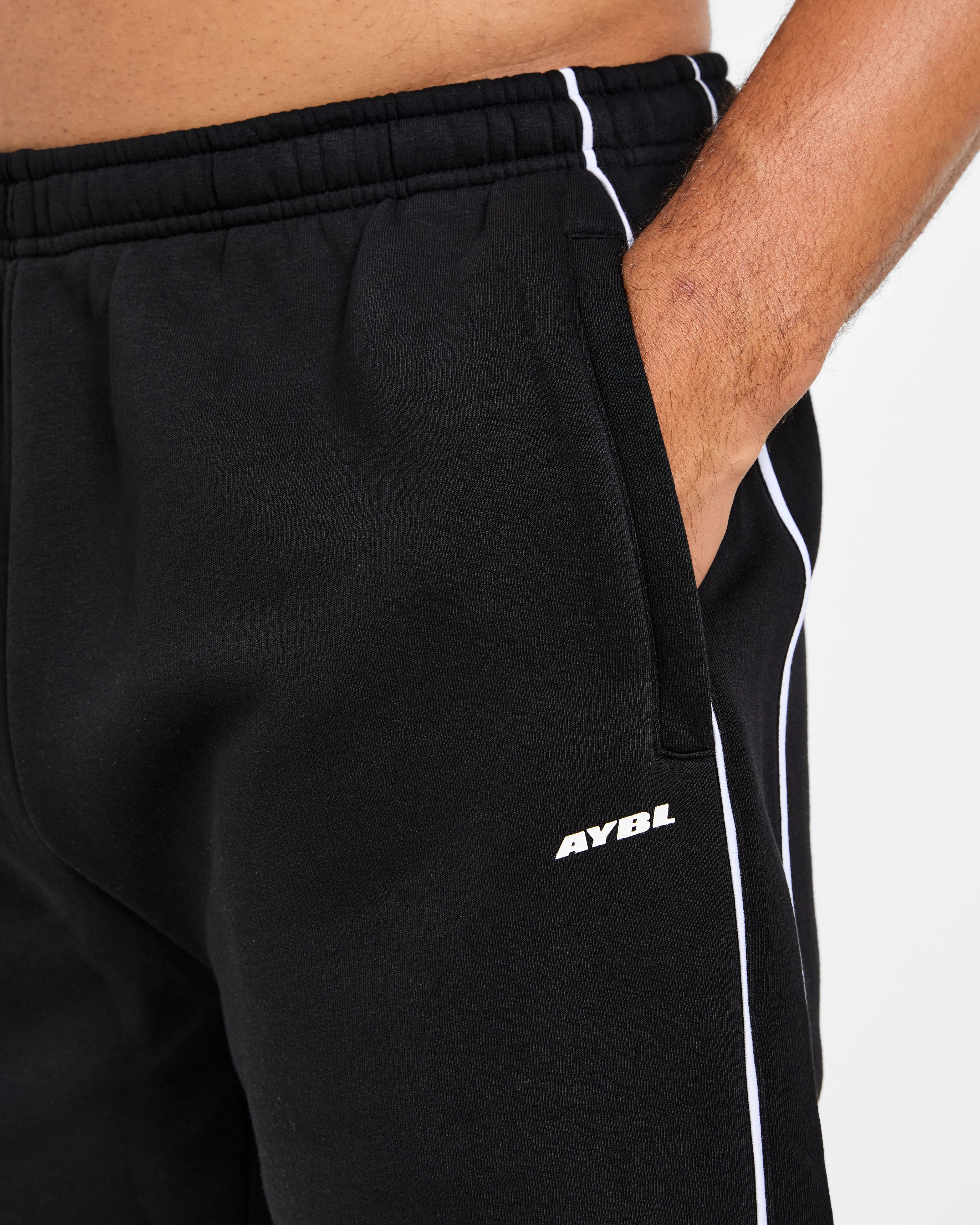Restore Oversized Straight Leg Joggers - Noir - Image 5