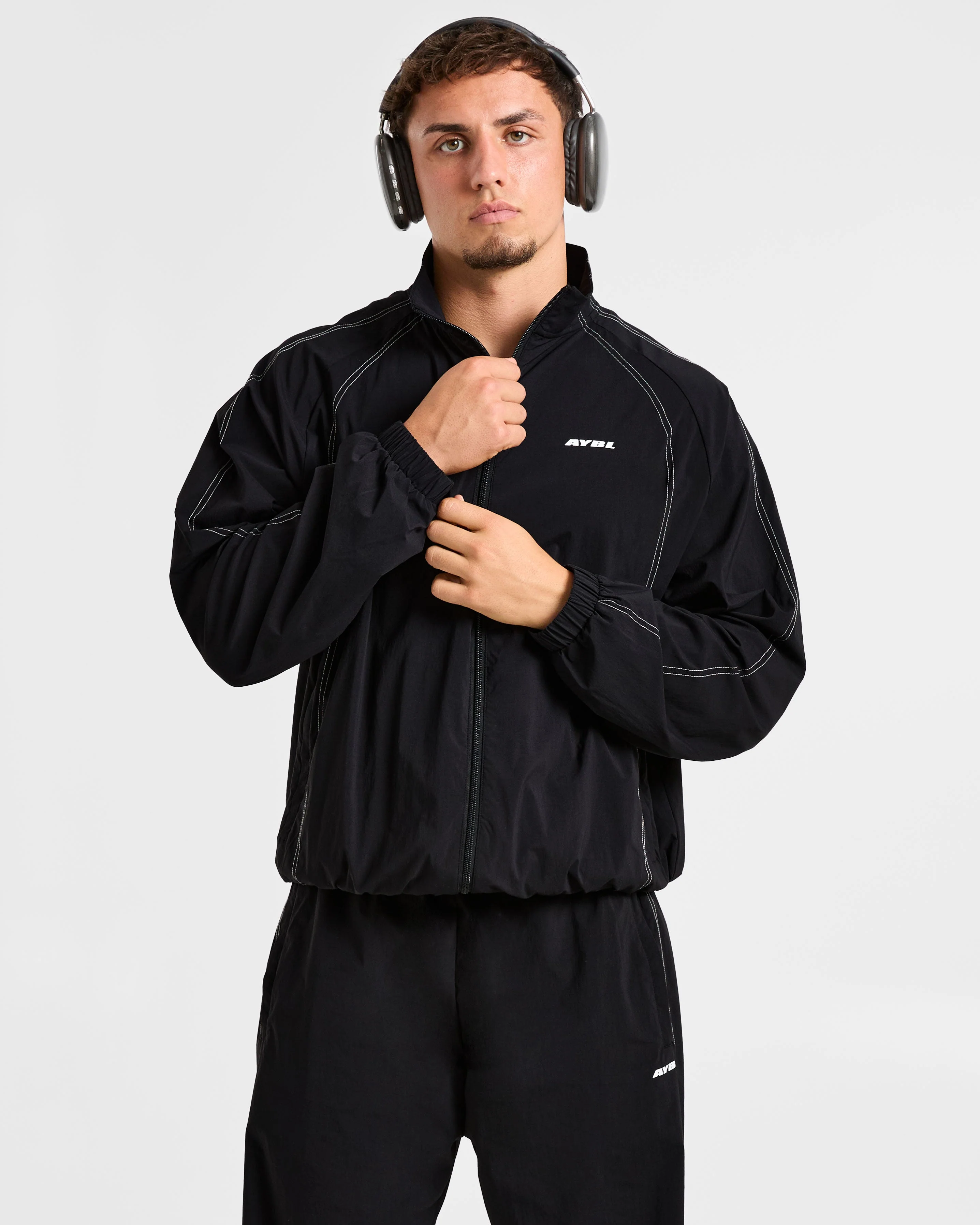 Restore Track Jacket - Noir - Image 8