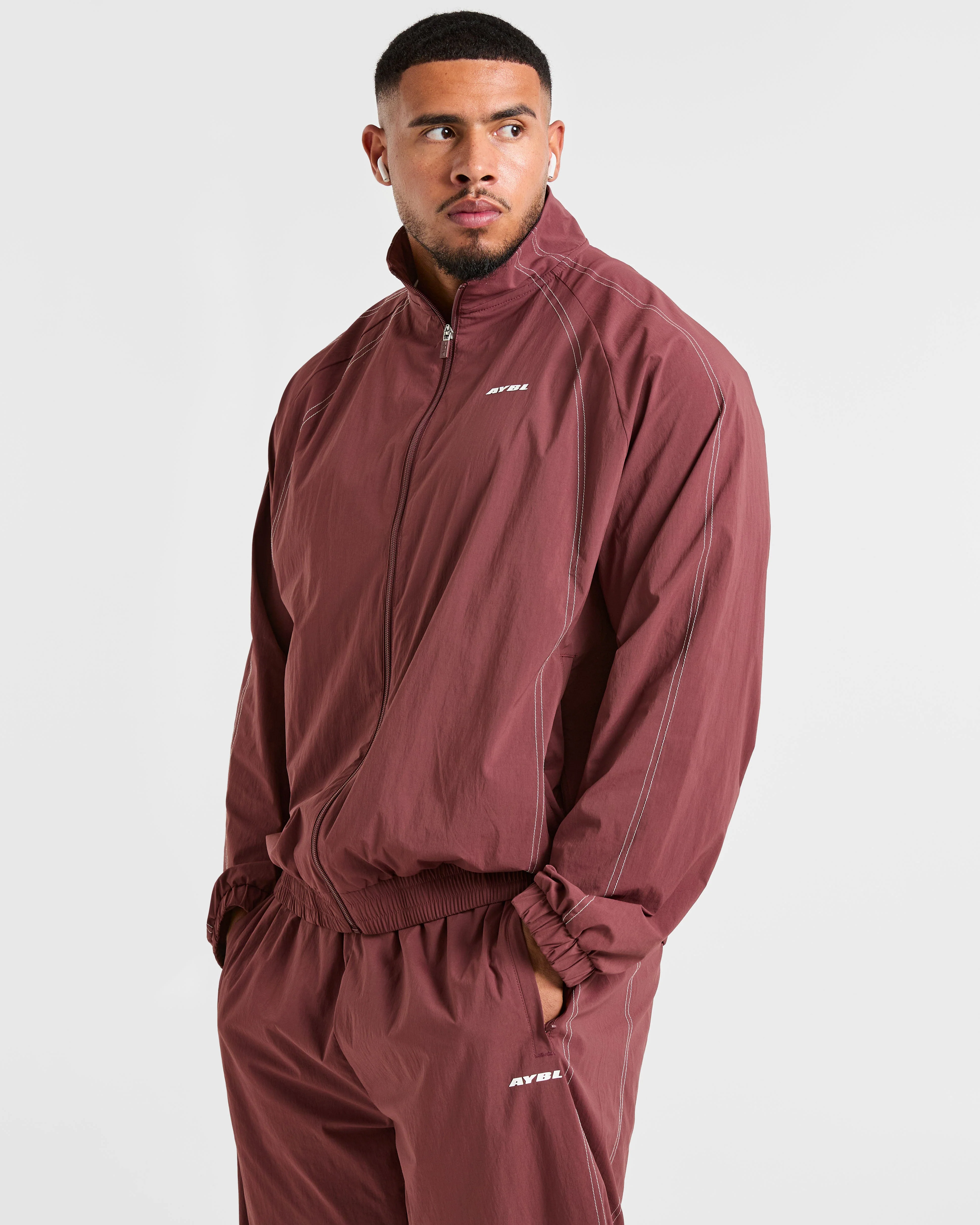 Restore Track Jacket - Paver Rouge - Image 8