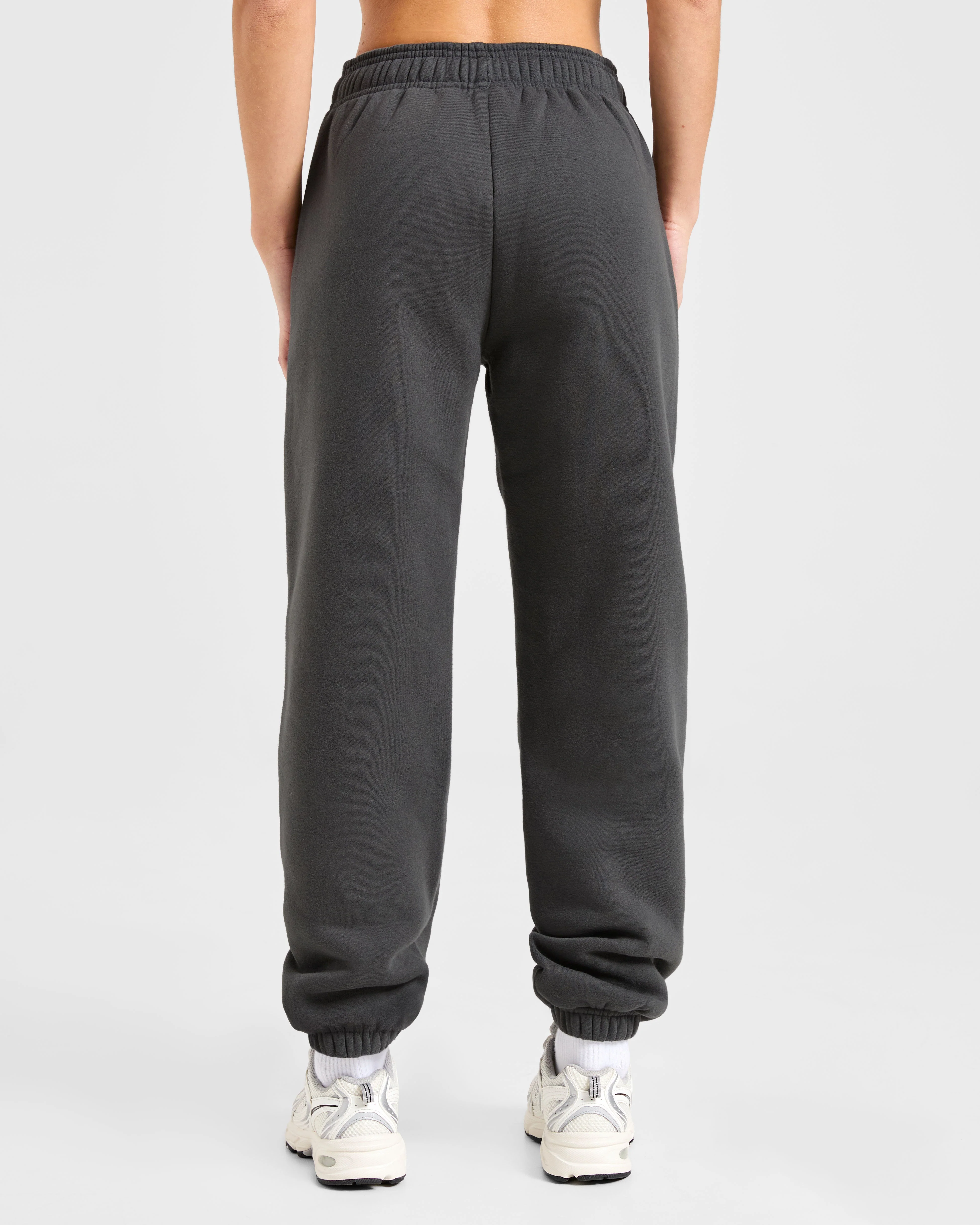 Retro Athletics Oversized Joggers - Charcoal - Image 2