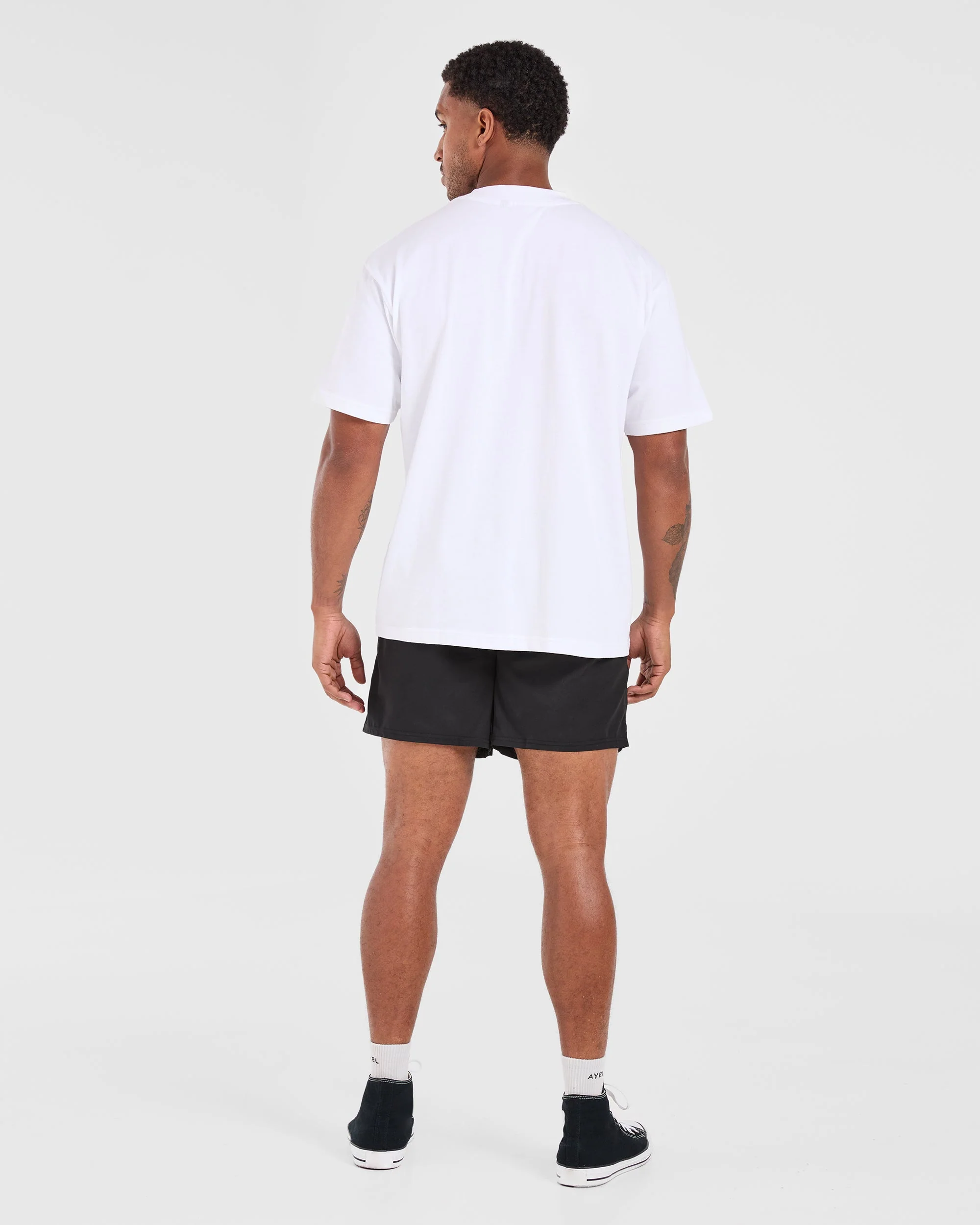 Retro Oversized T Shirt - Blanc - Image 3