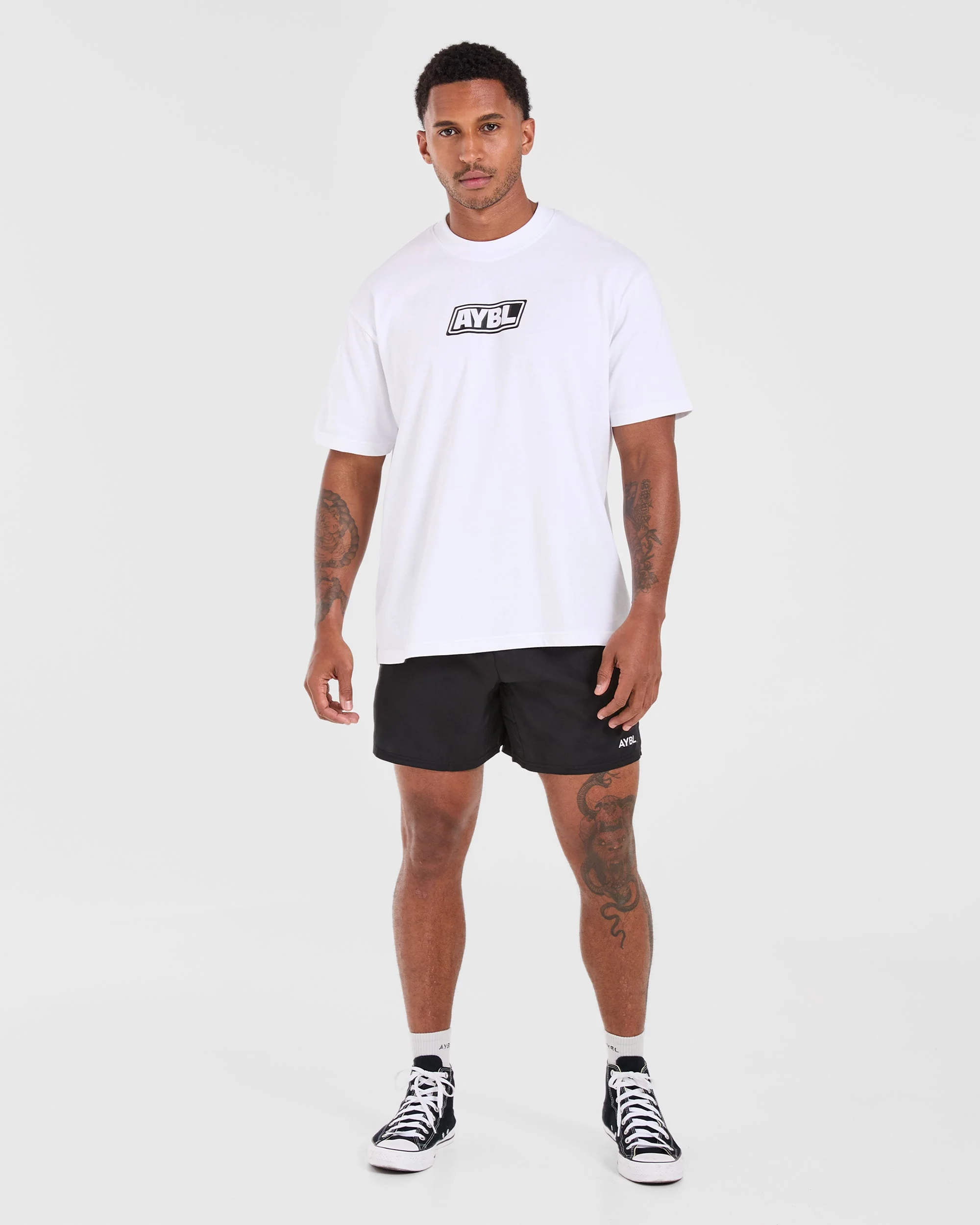 Retro Oversized T Shirt - Blanc - Image 4