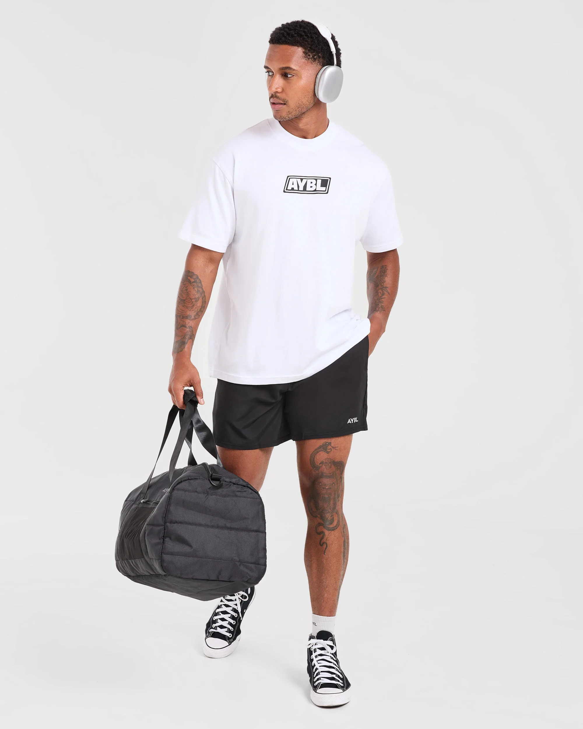 Retro Oversized T Shirt - Blanc - Image 7