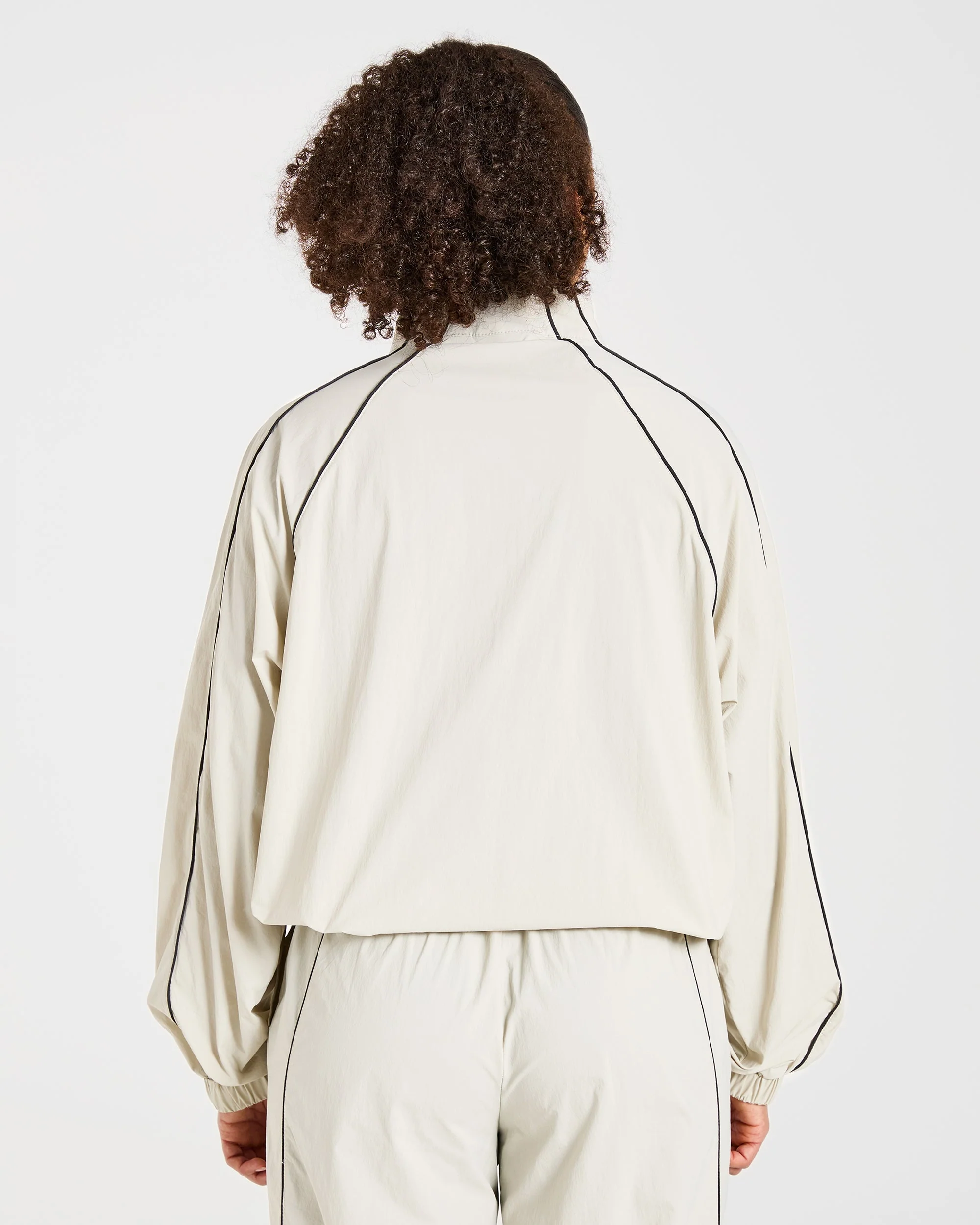 Retro Track Jacket - Off Blanc - Image 2