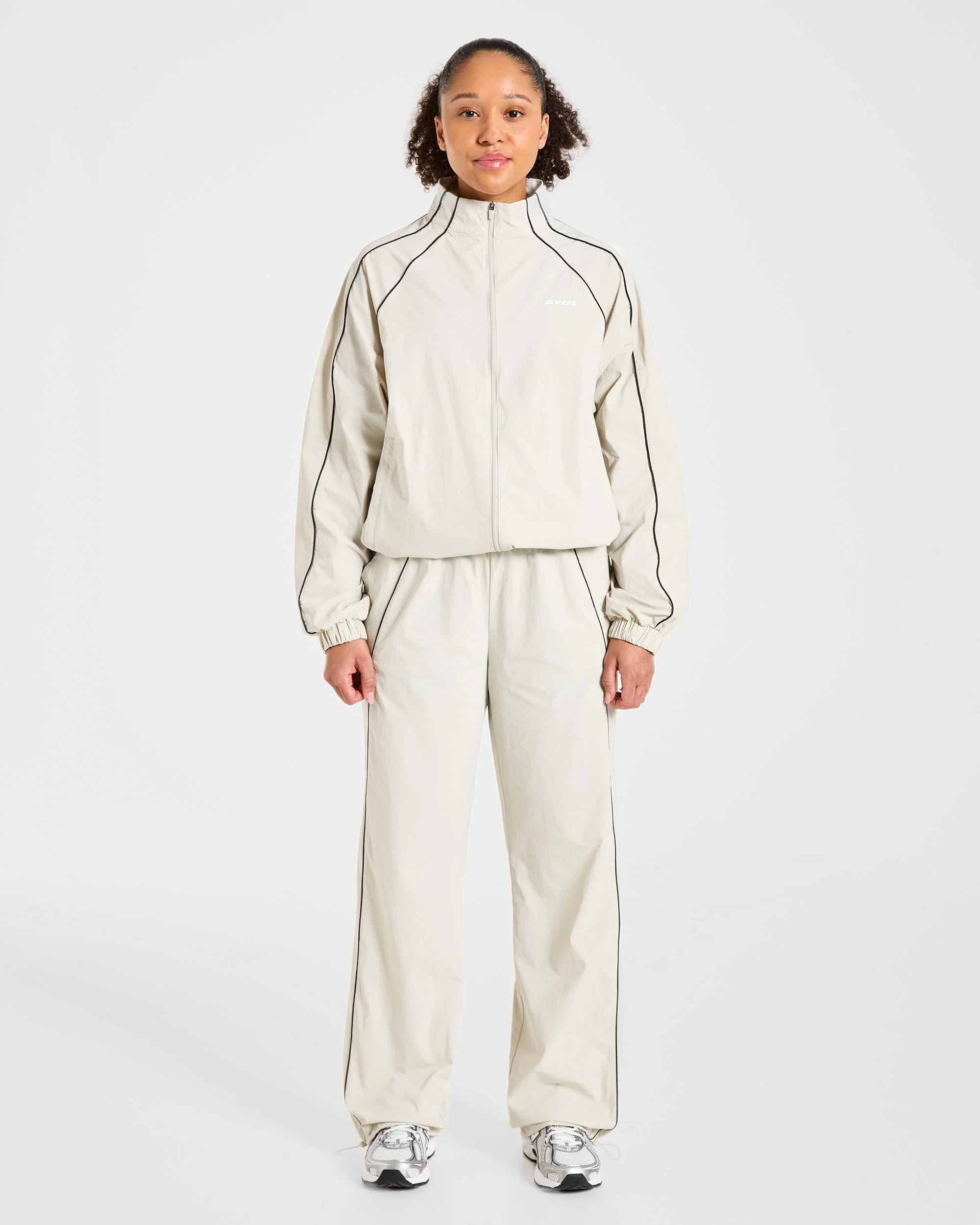 Retro Track Jacket - Off Blanc - Image 3