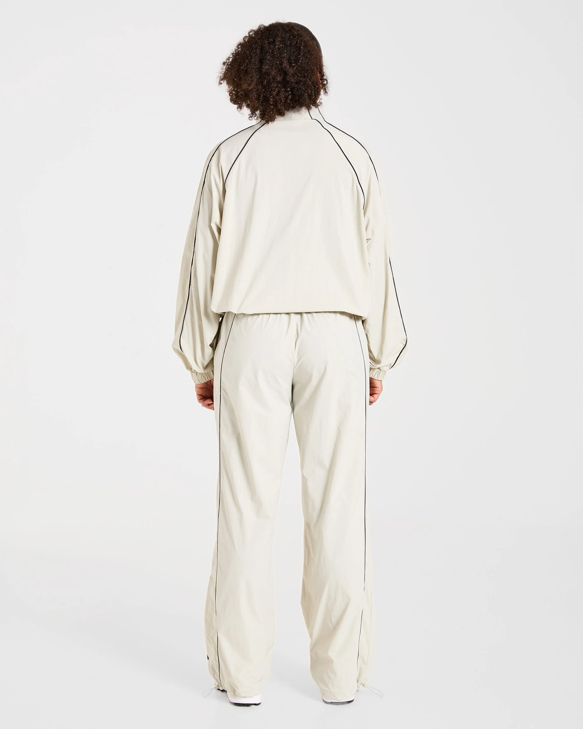 Retro Track Jacket - Off Blanc - Image 4