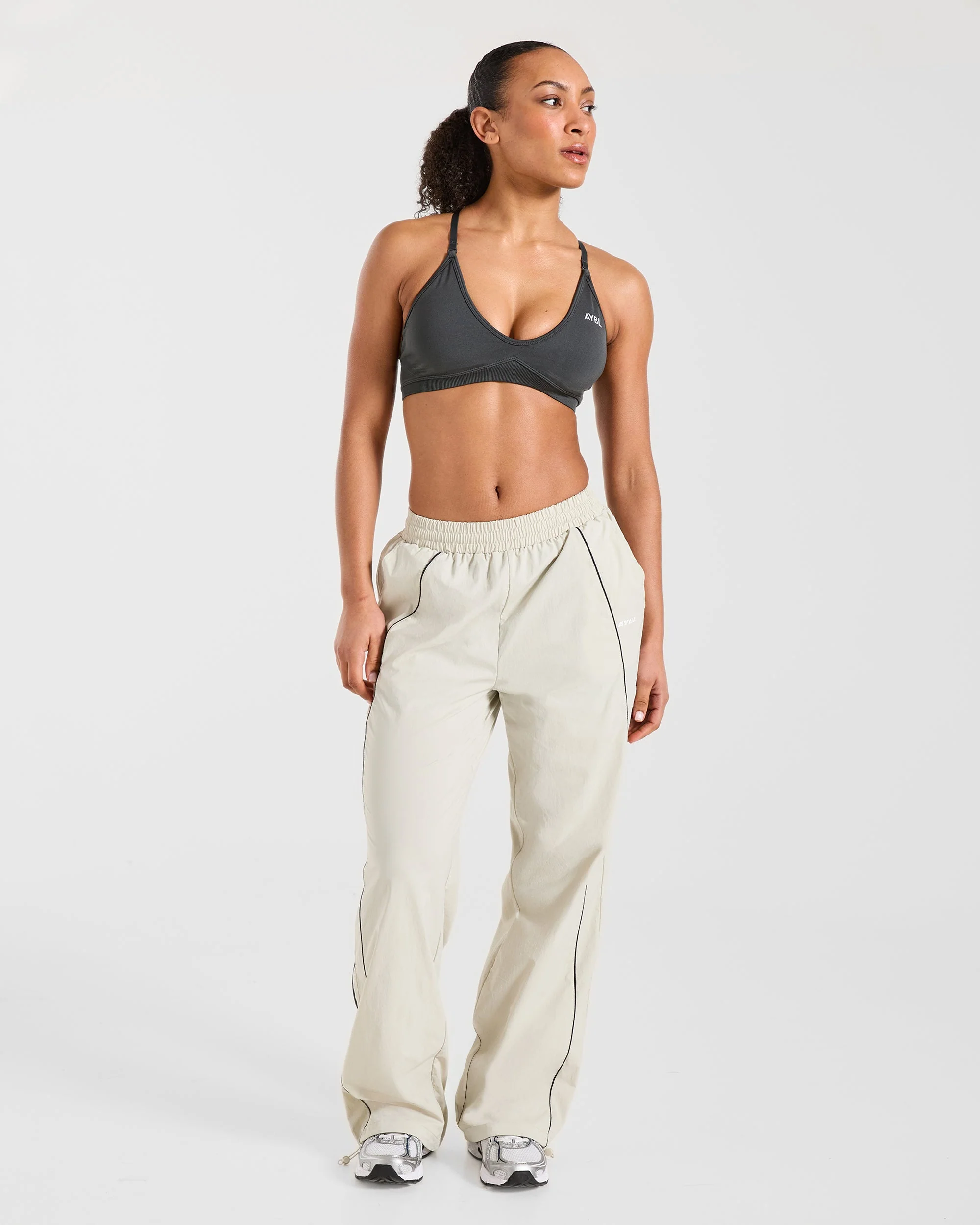 Retro Track Joggers - Off Blanc - Image 3