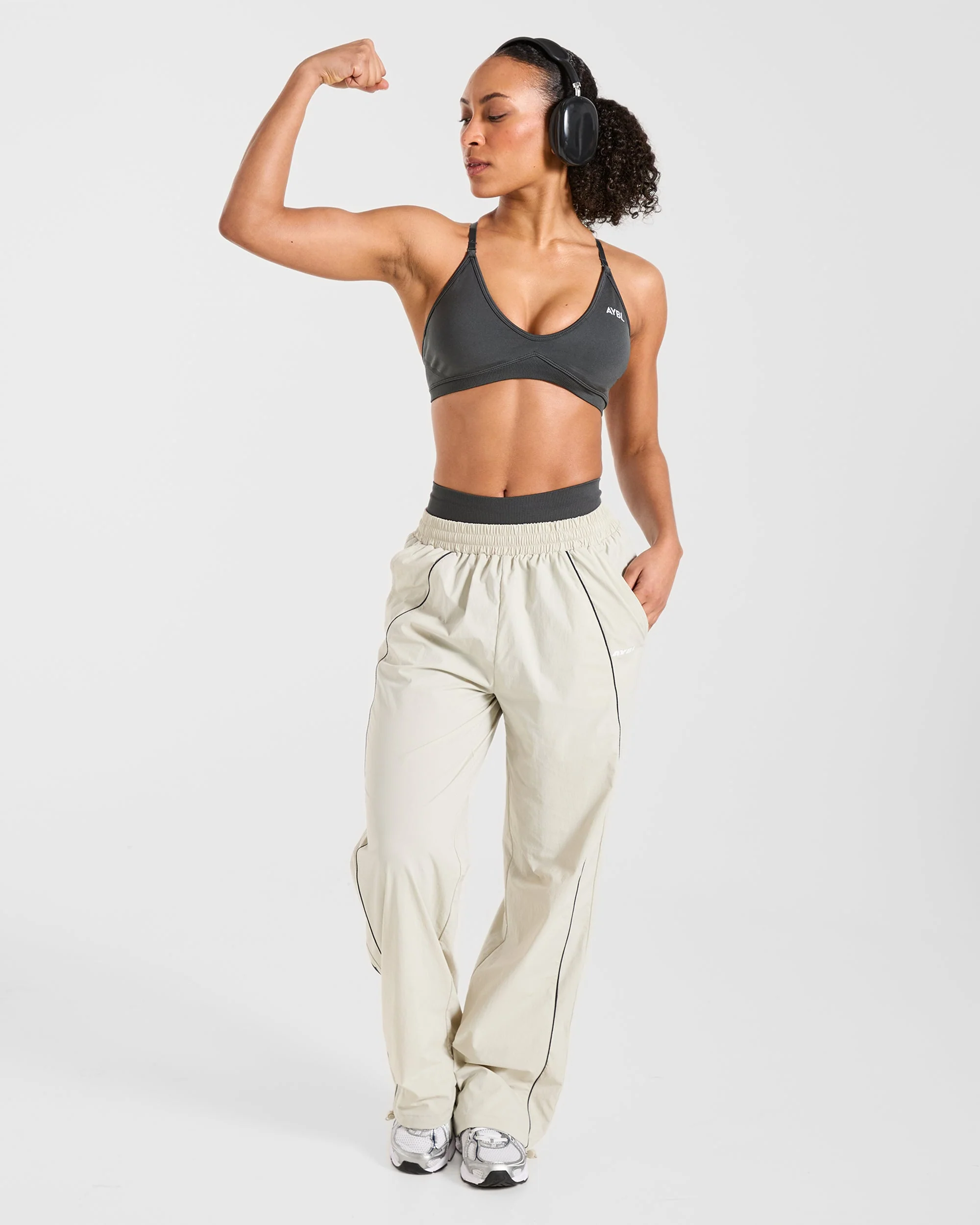Retro Track Joggers - Off Blanc - Image 7