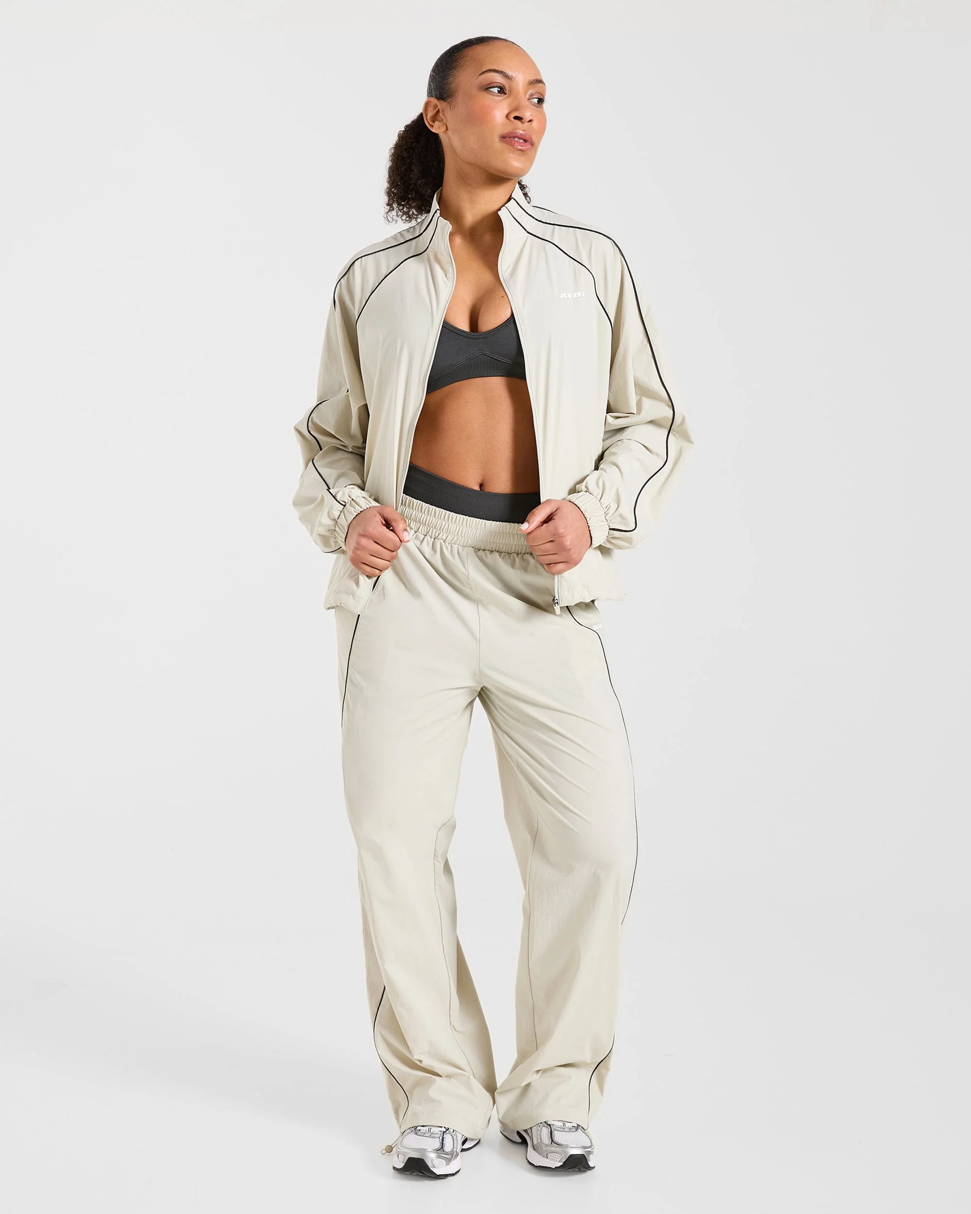 Retro Track Joggers - Off Blanc - Image 8