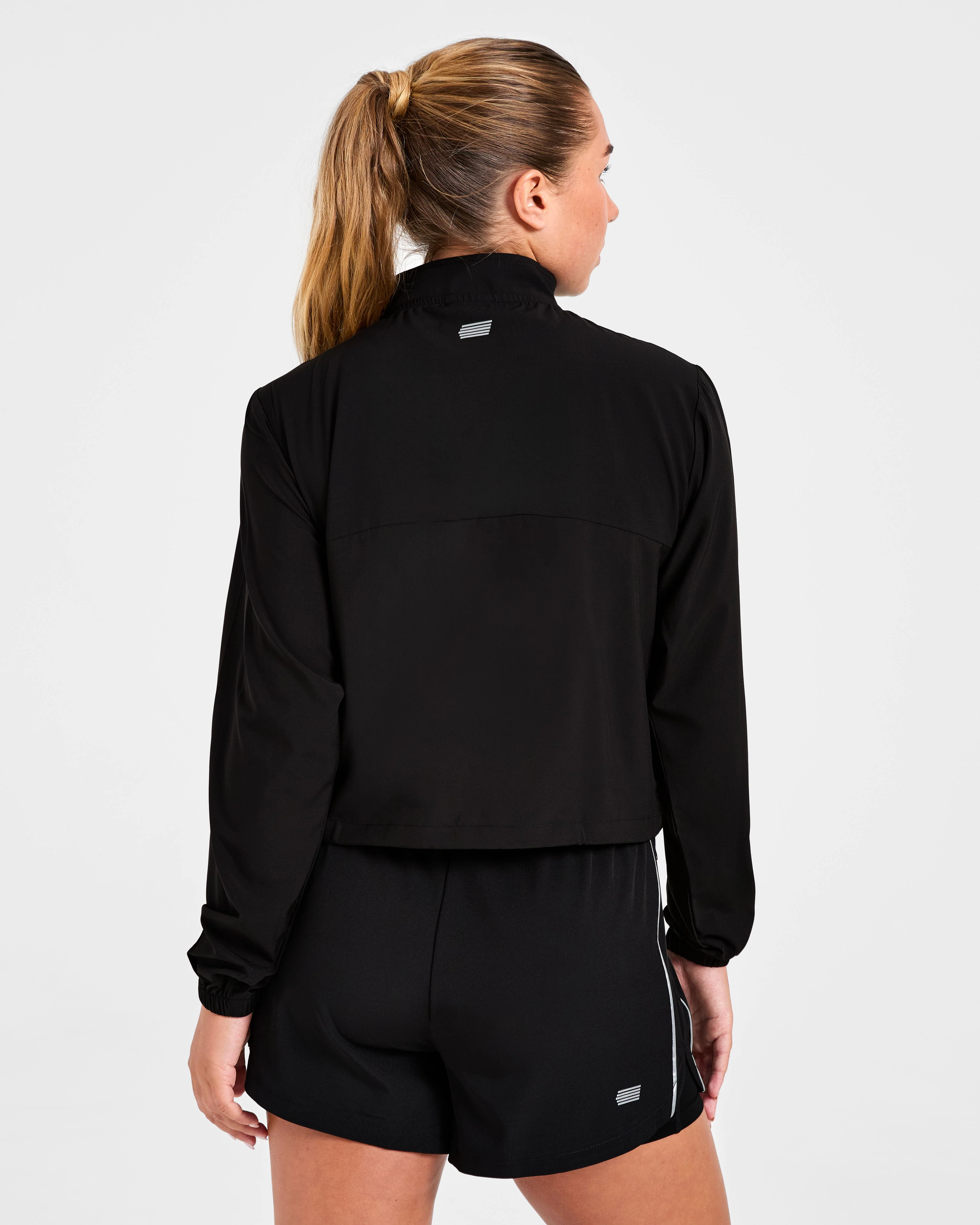Run 1/2 Zip Jacket - Noir - Image 2