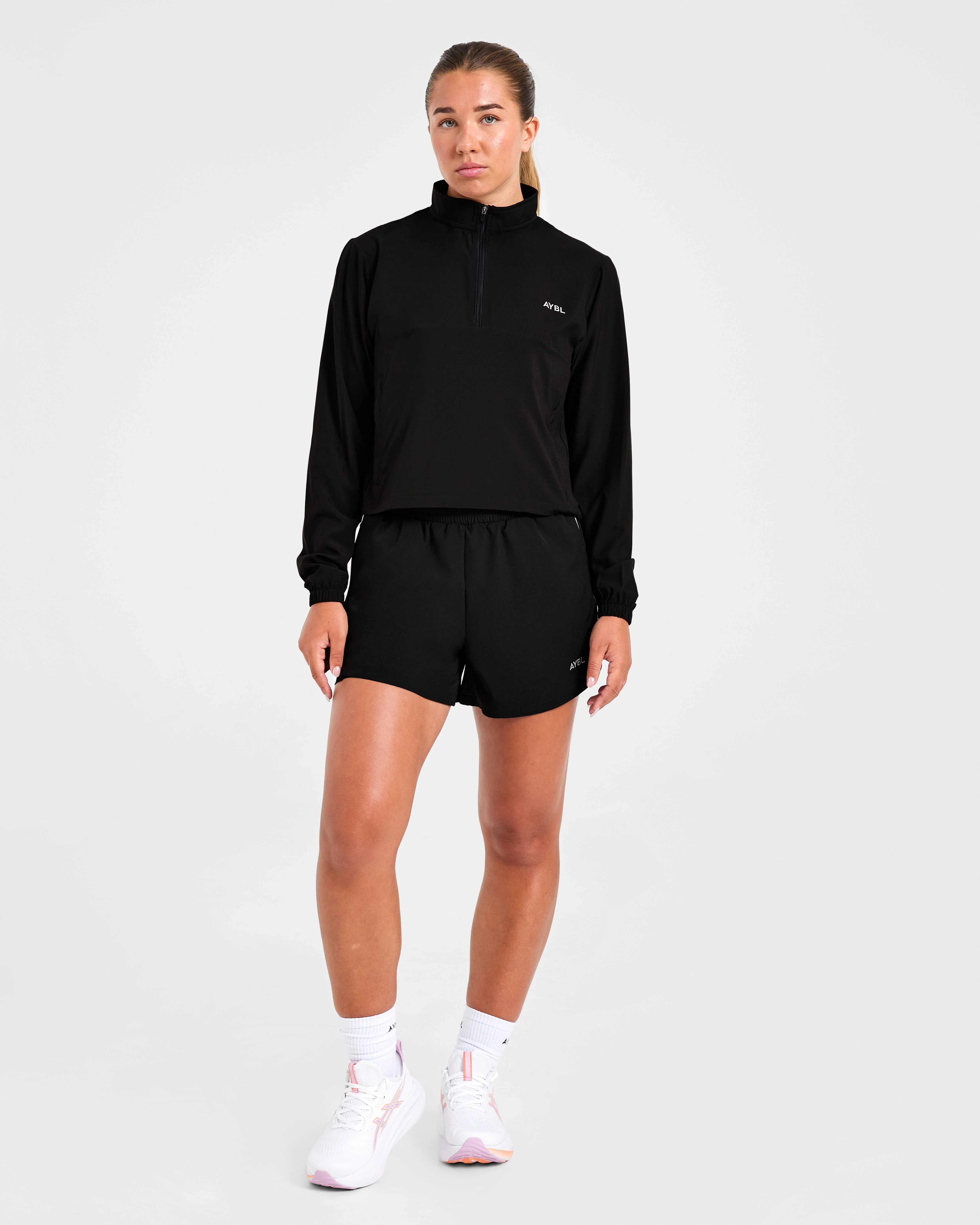 Run 1/2 Zip Jacket - Noir - Image 3
