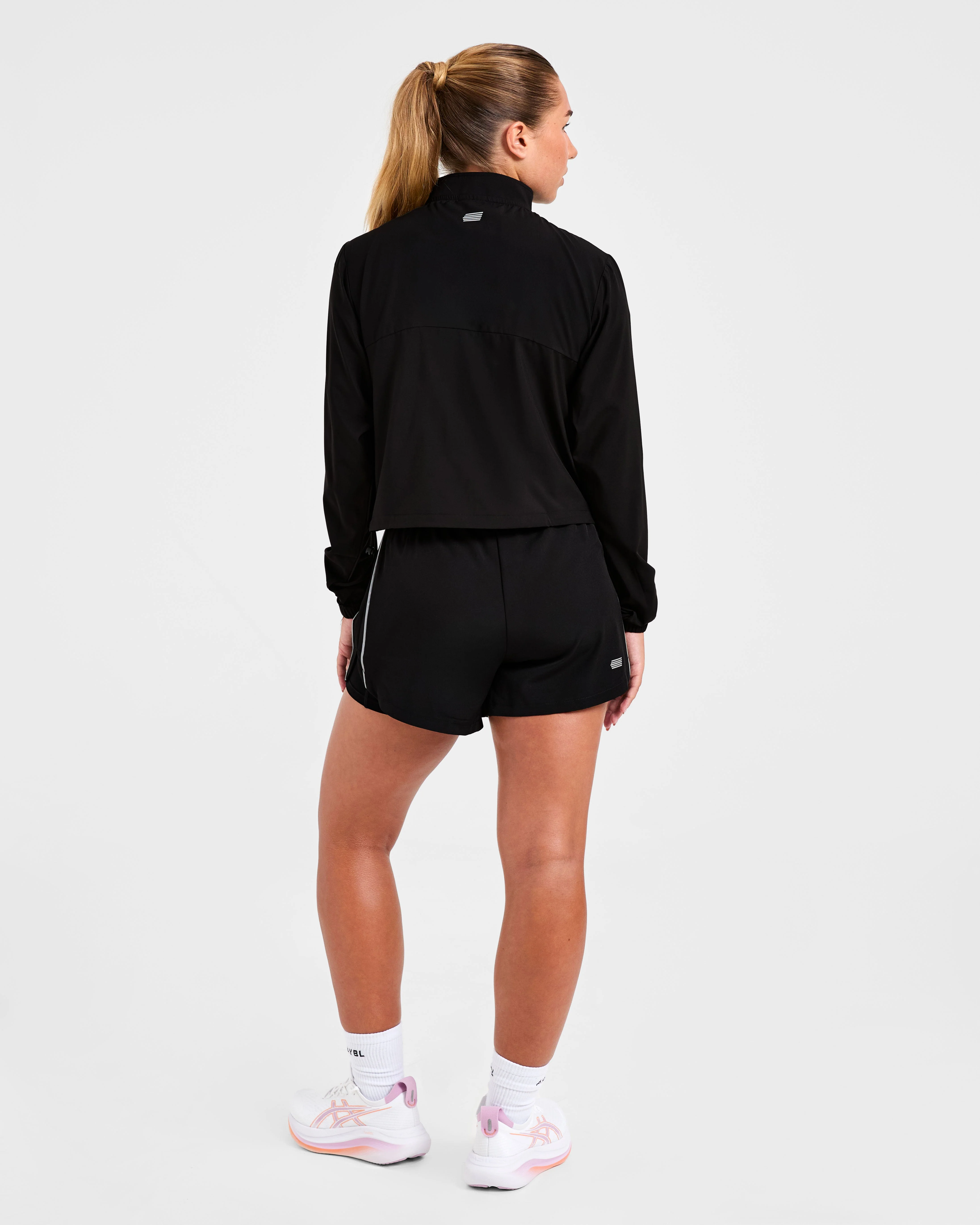 Run 1/2 Zip Jacket - Noir - Image 4