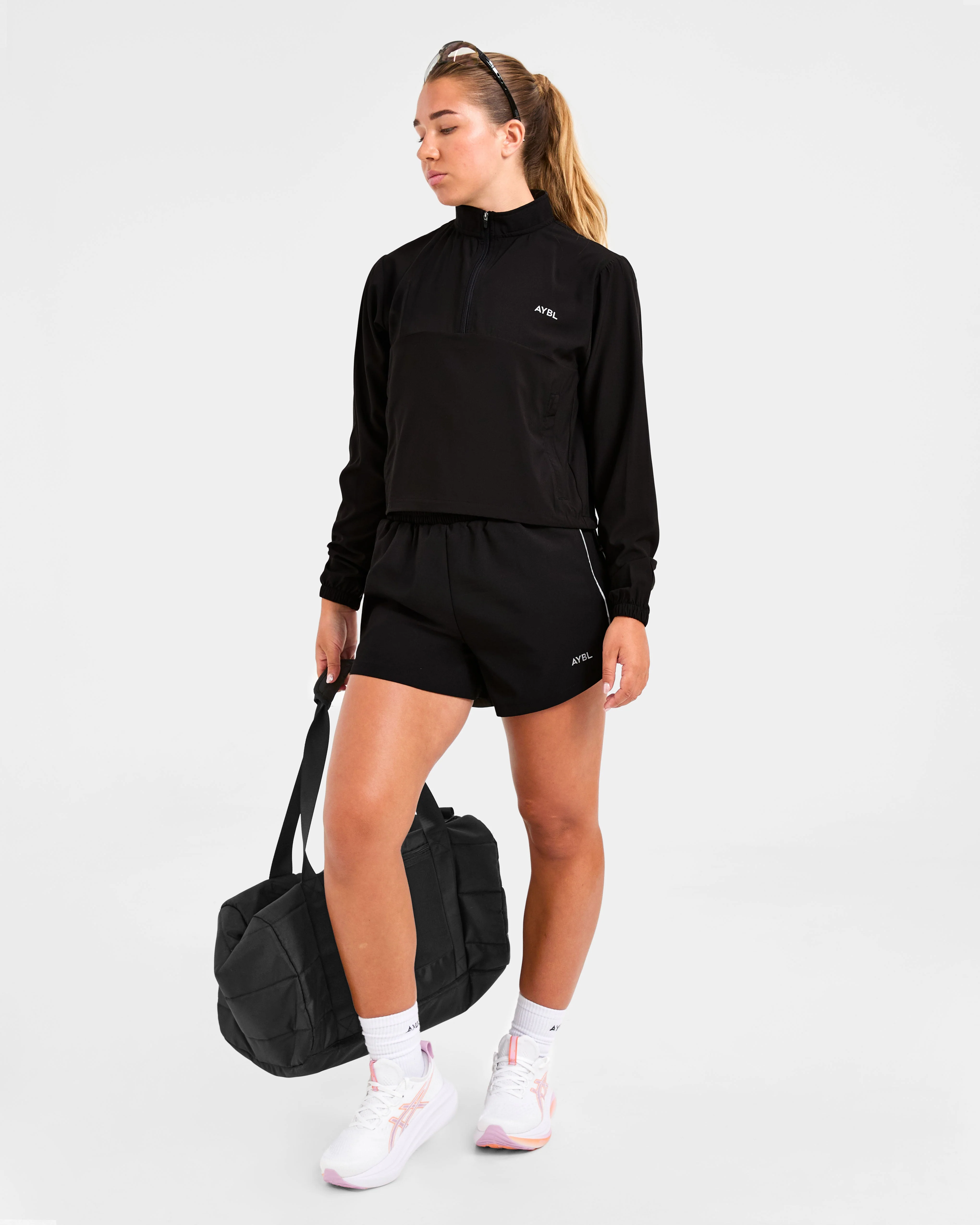 Run 1/2 Zip Jacket - Noir - Image 7
