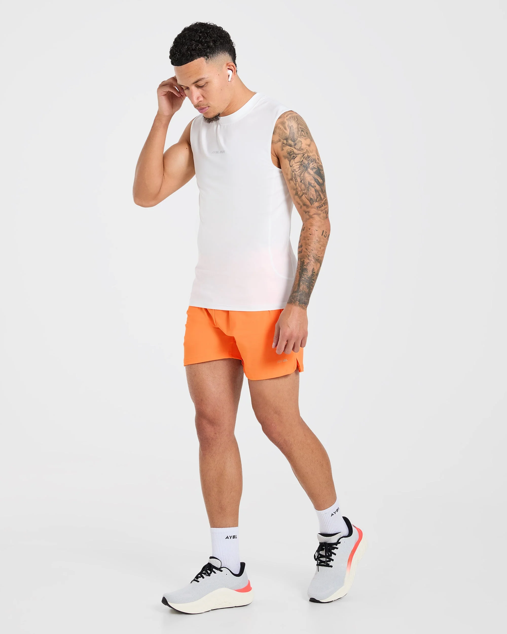 Run 5" Shorts - Bright Orange - Image 7