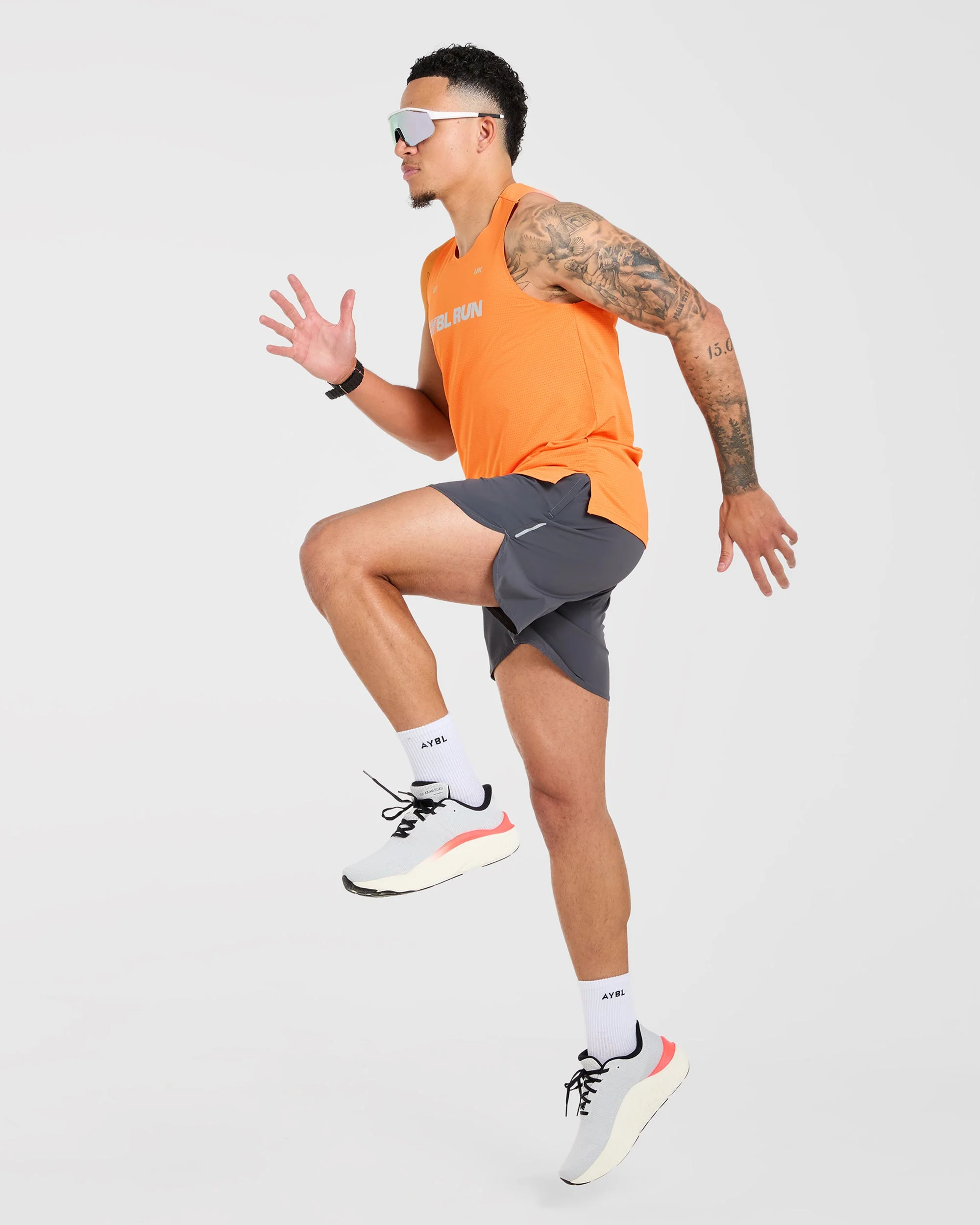 Run Loose Tank - Bright Orange - Image 8