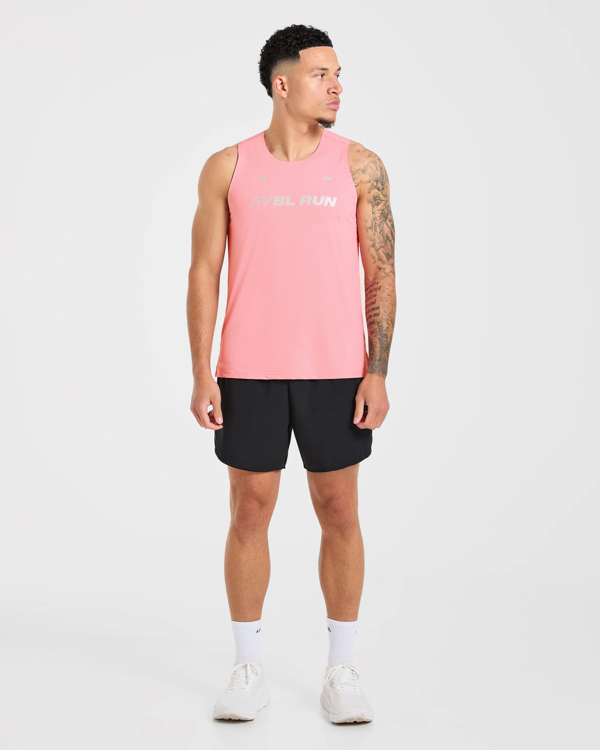 Run Loose Tank - Pastel Coral - Image 3
