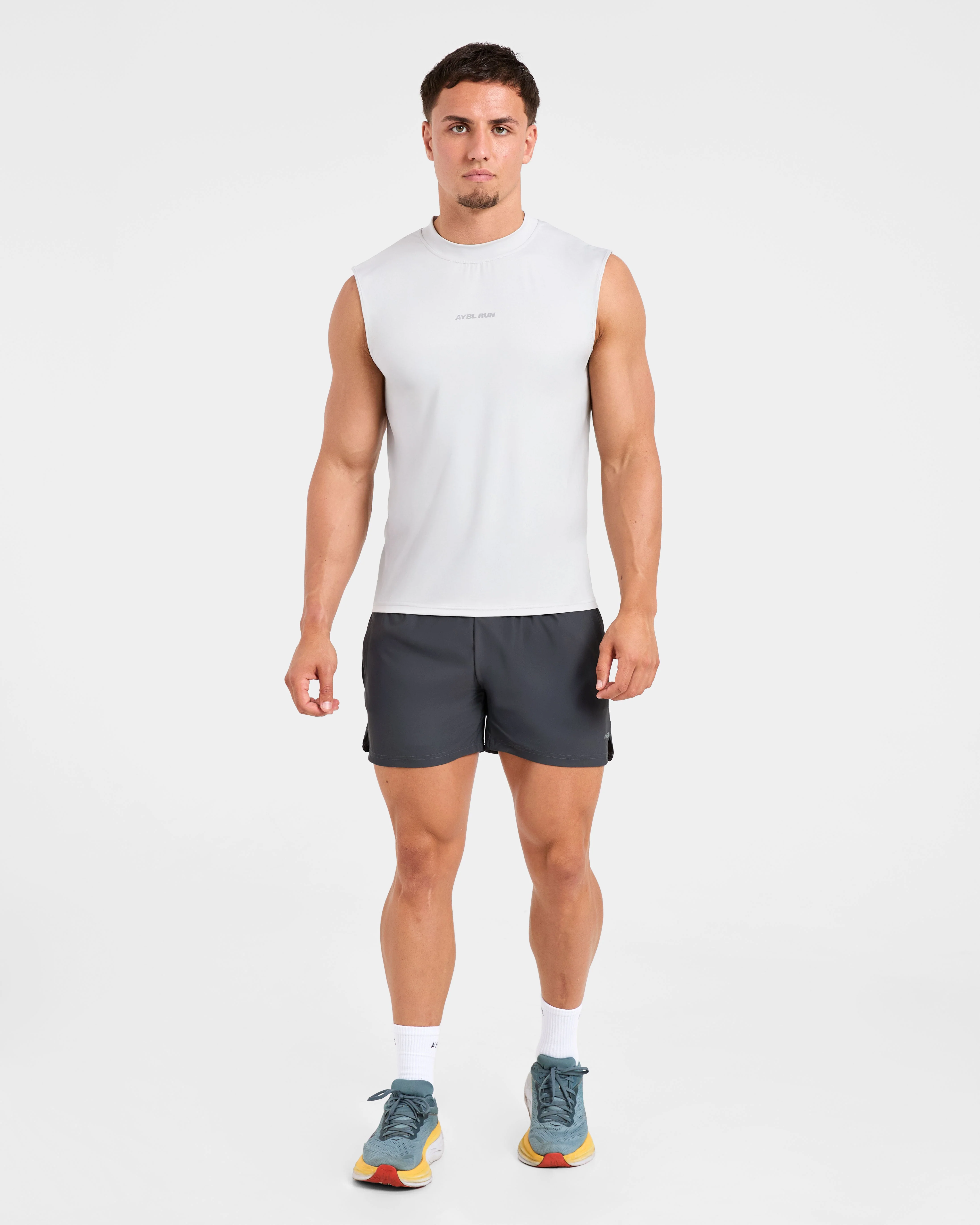 Run Slim Tank - Ice Gris - Image 3