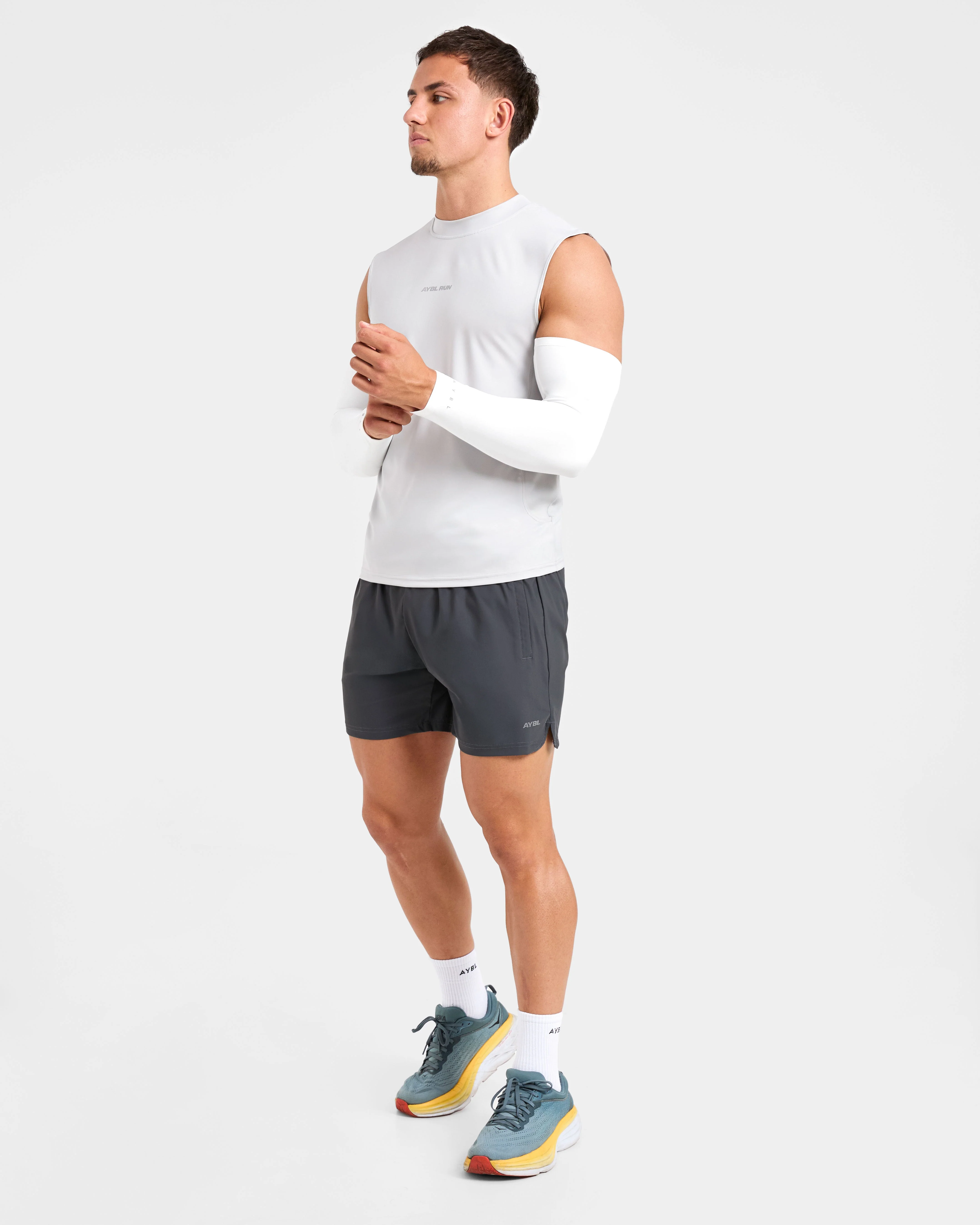 Run Slim Tank - Ice Gris - Image 7