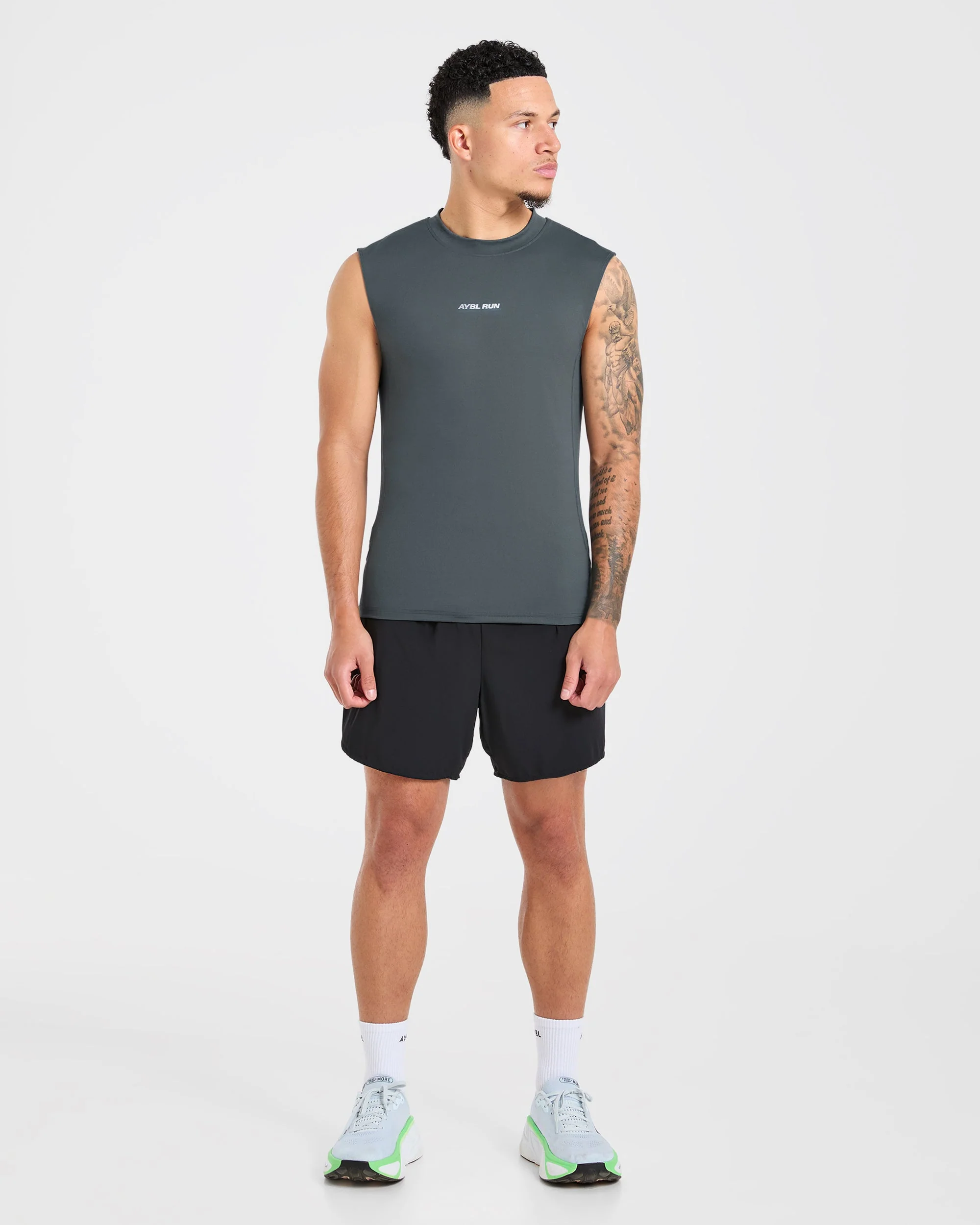 Run Slim Tank - Slate Bleu - Image 3