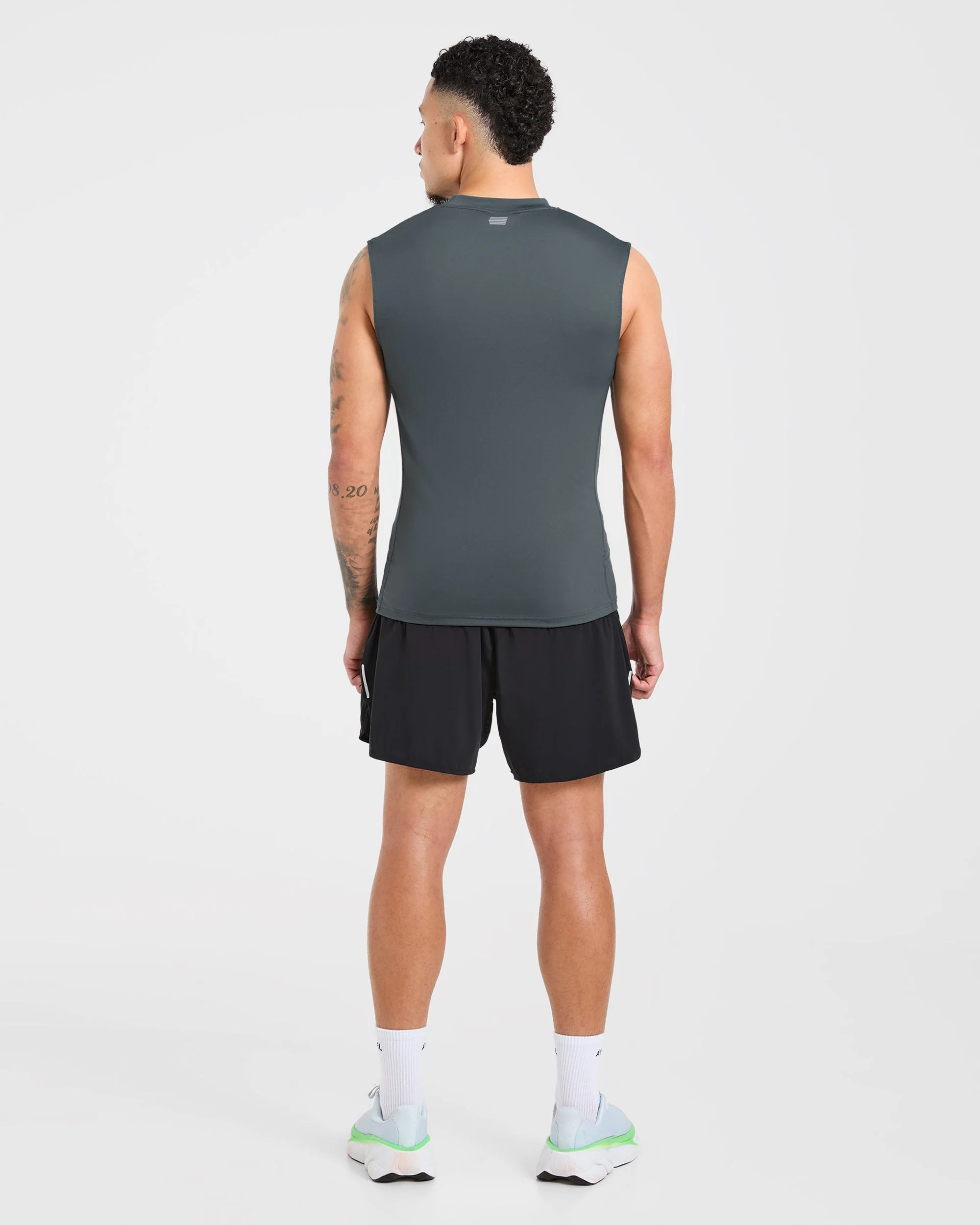 Run Slim Tank - Slate Bleu - Image 4