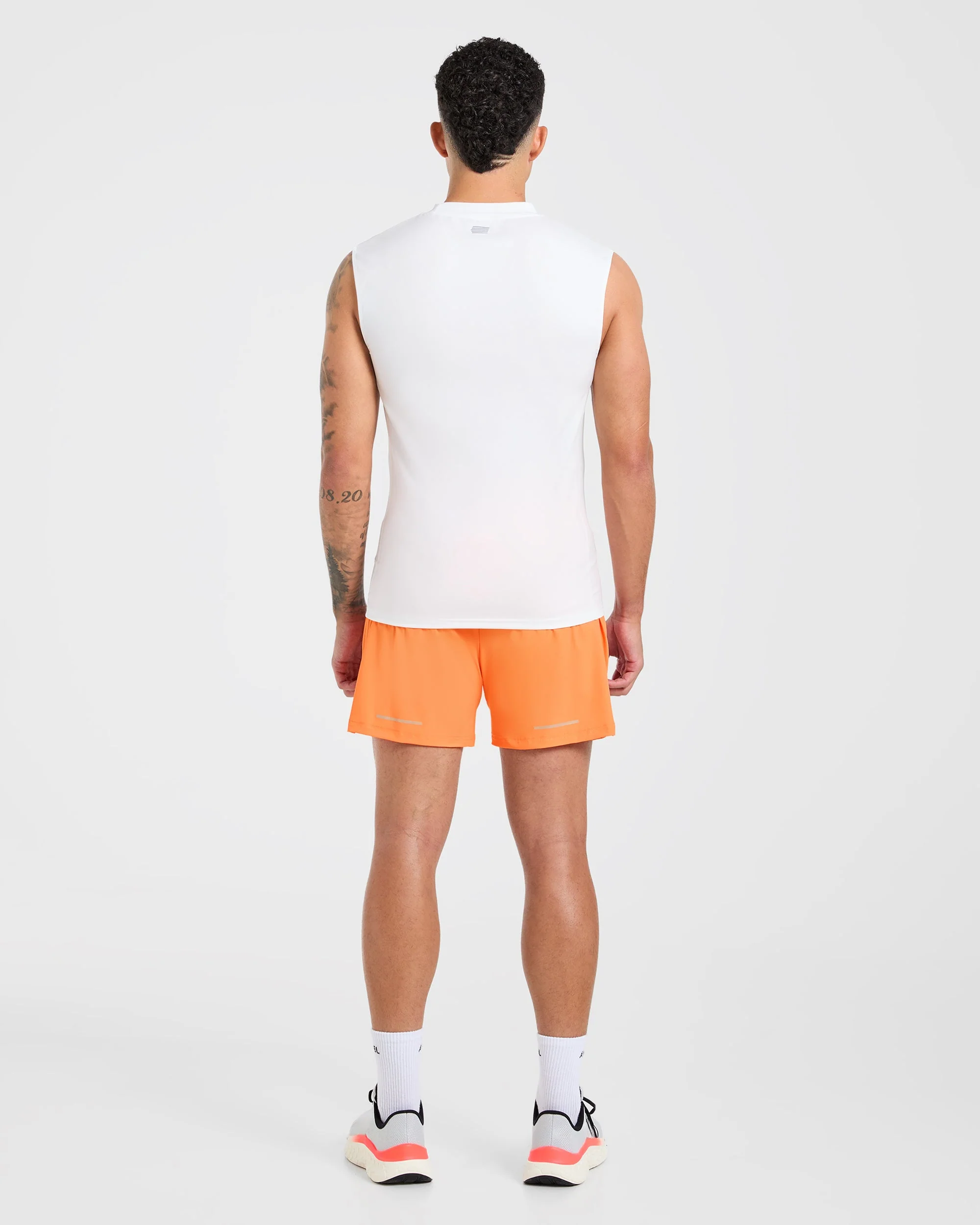 Run Slim Tank - Blanc - Image 4