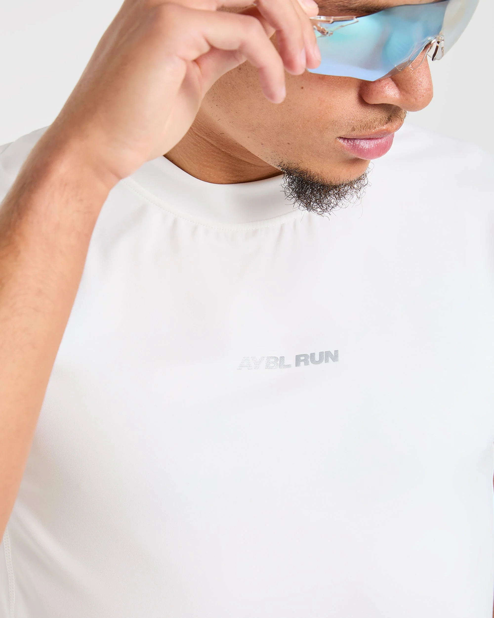 Run Slim Tank - Blanc - Image 8