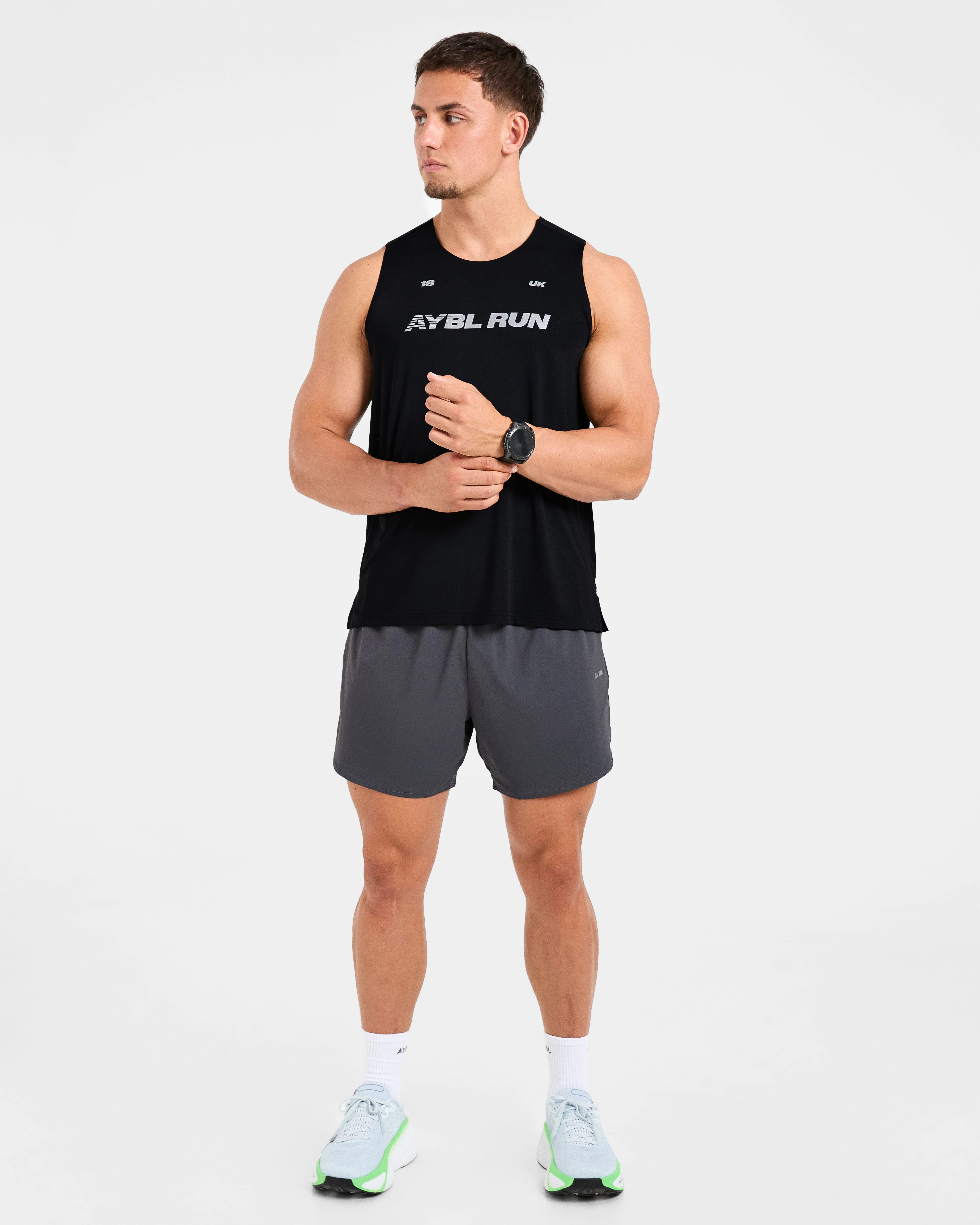 Run Speed Shorts - Hurricane Gris - Image 7