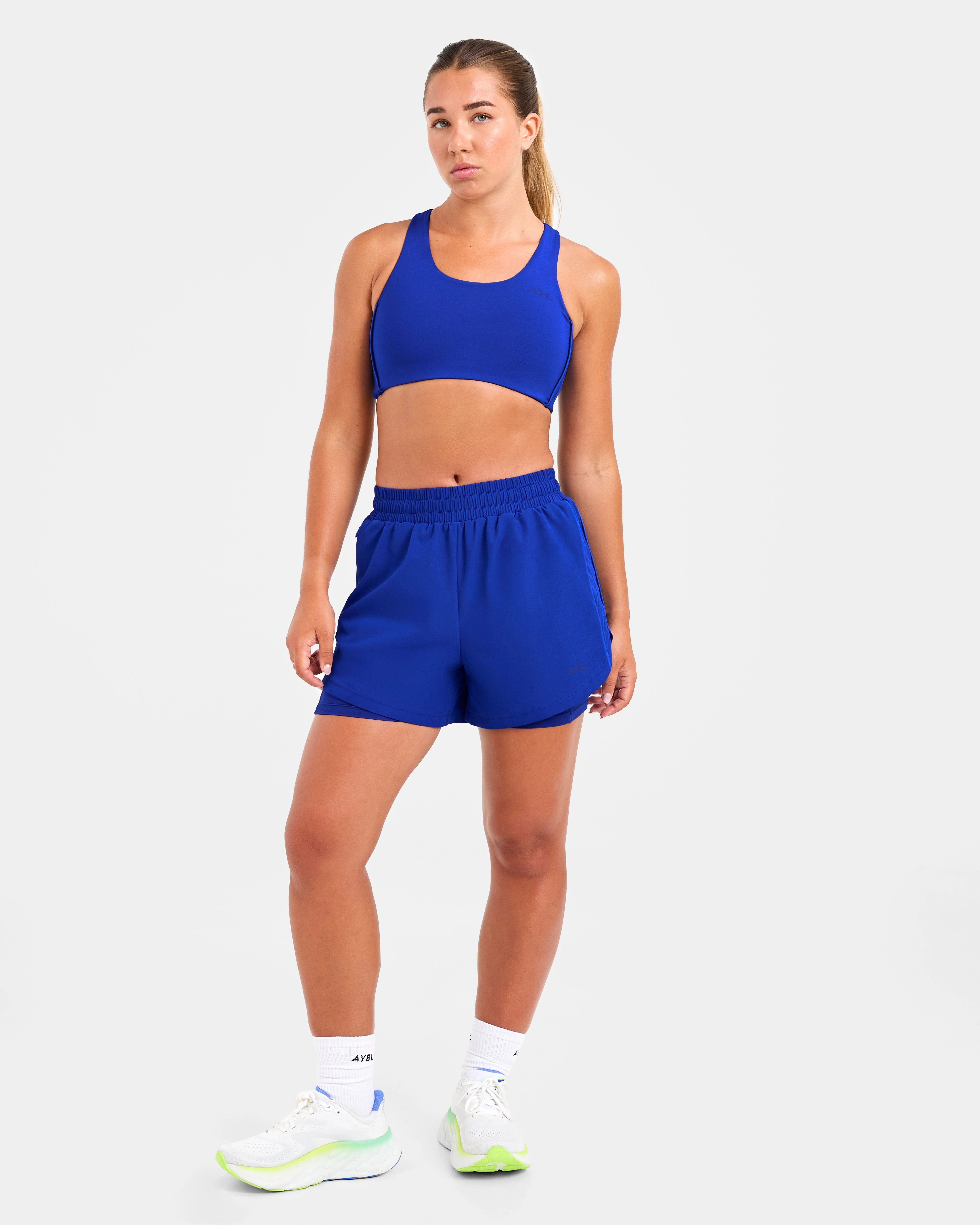 Run Sports Bra - Cobalt - Image 3