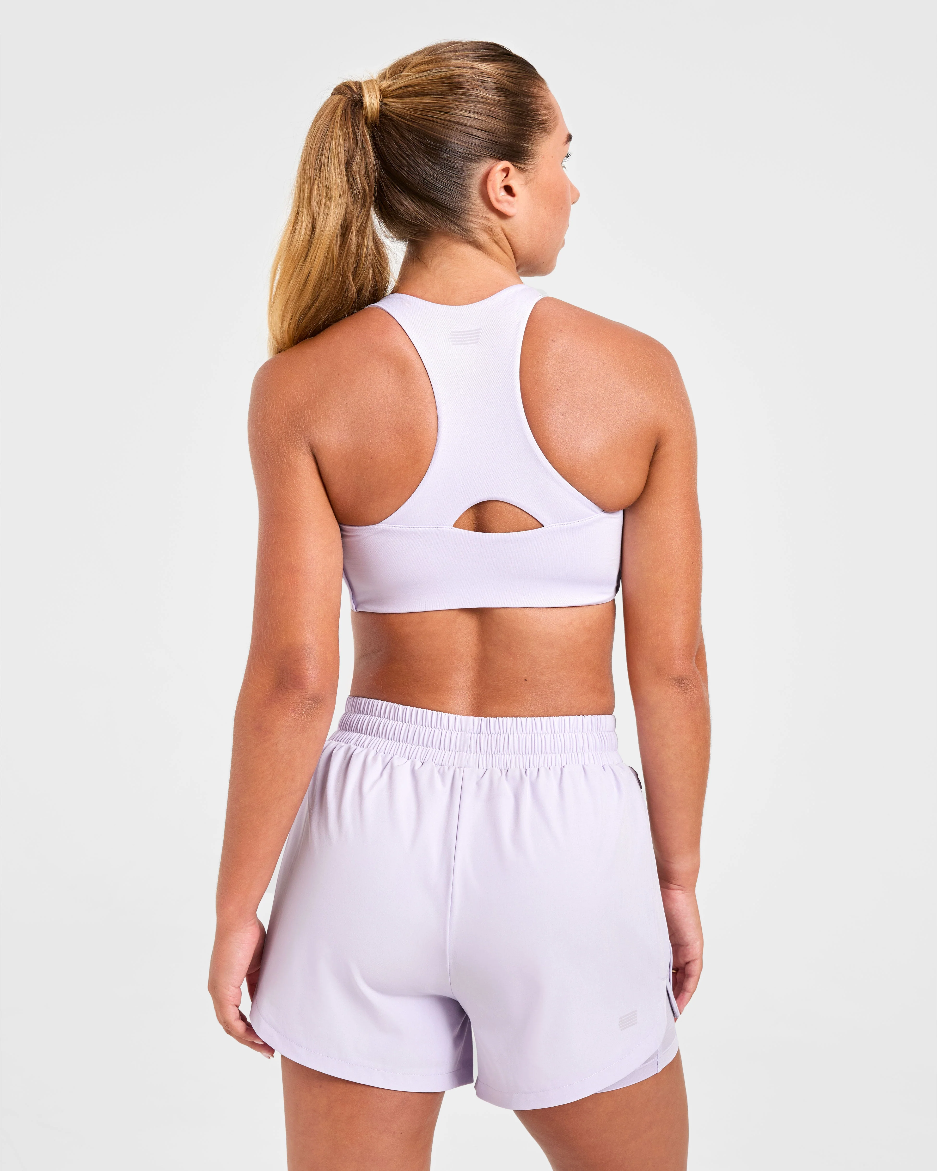 Run Sports Bra - Ice Lilac - Image 2