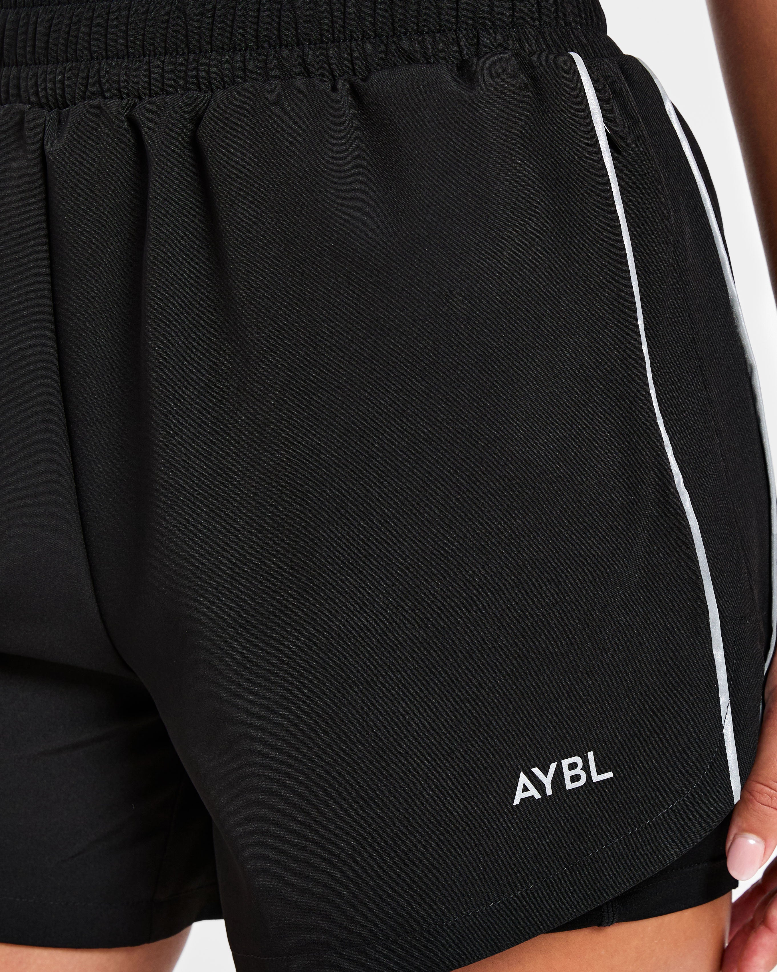 Run 2 in 1 Shorts - Noir - Image 5