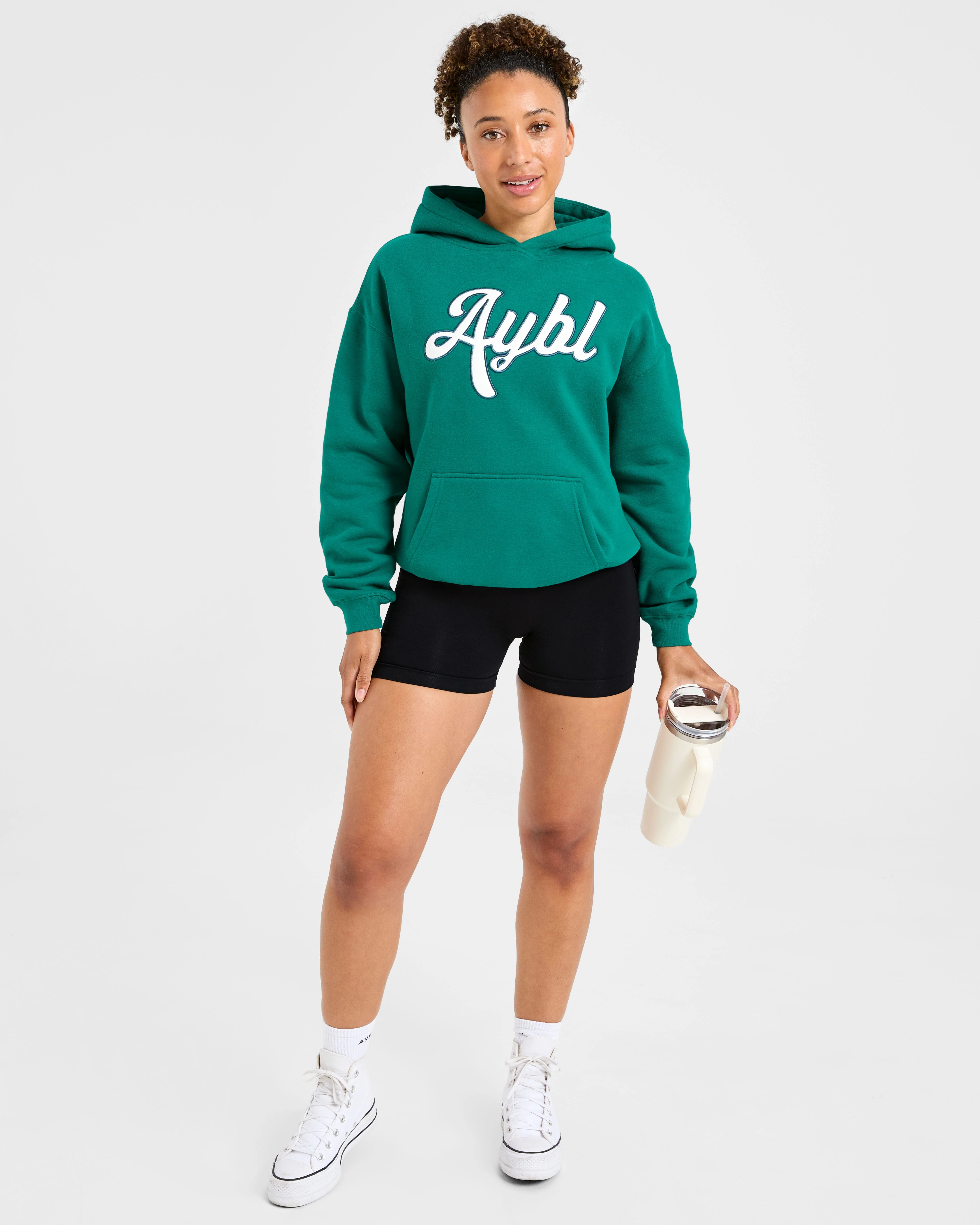 Script Embroidered Oversized Hoodie - Sports Vert - Image 7