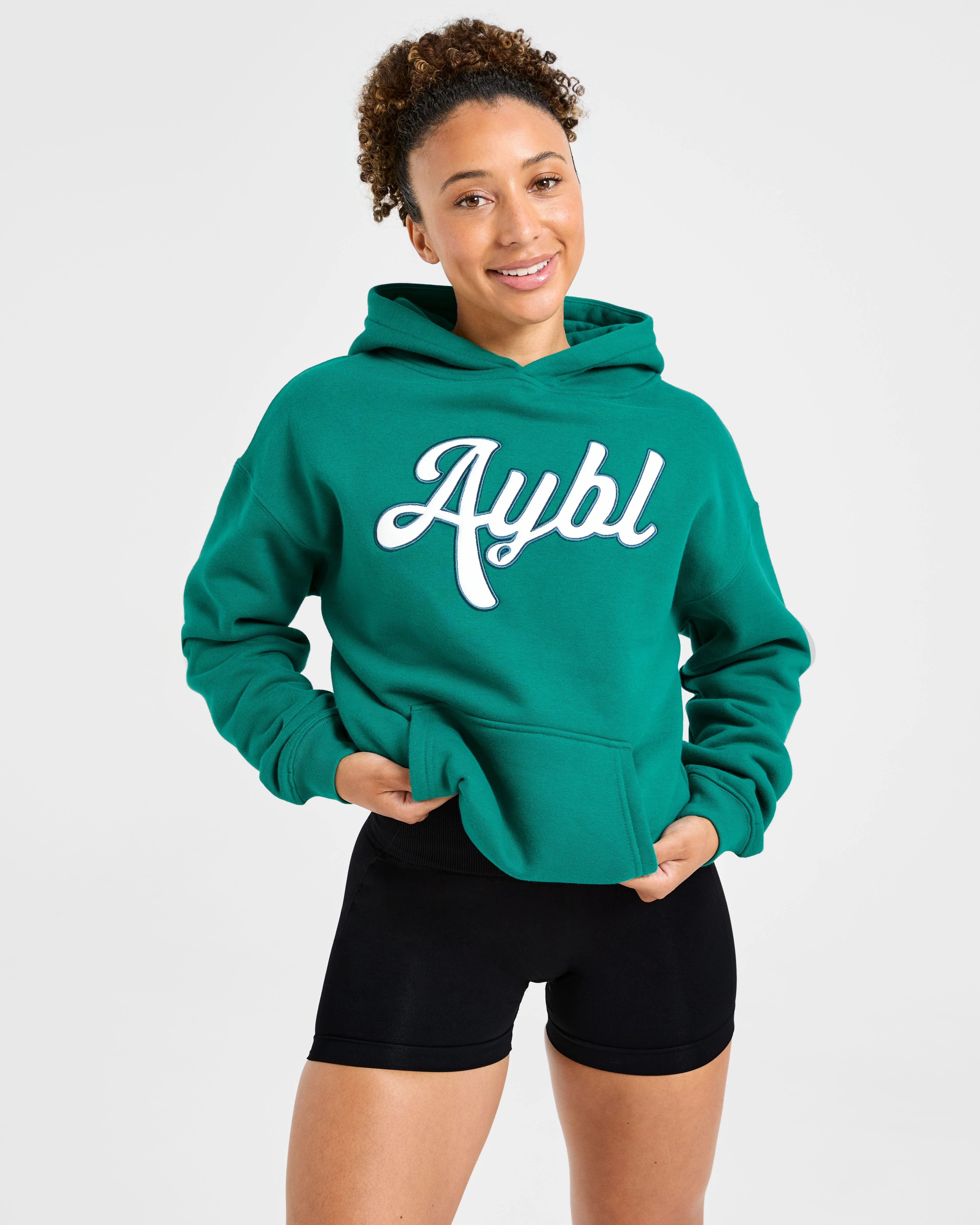 Script Embroidered Oversized Hoodie - Sports Vert - Image 8