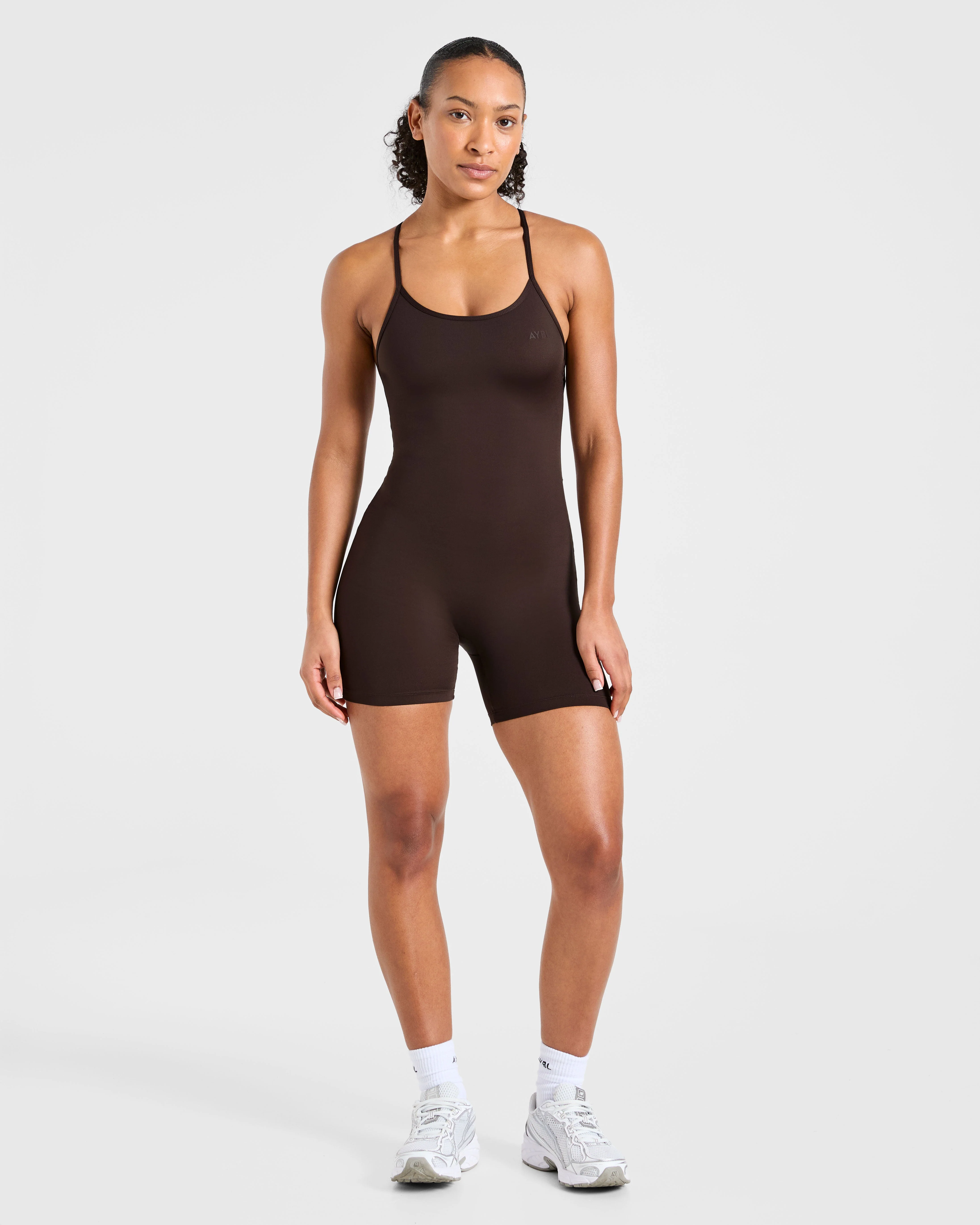Sculpt Backless All In One - Deep Cocoa Marron - Image 3