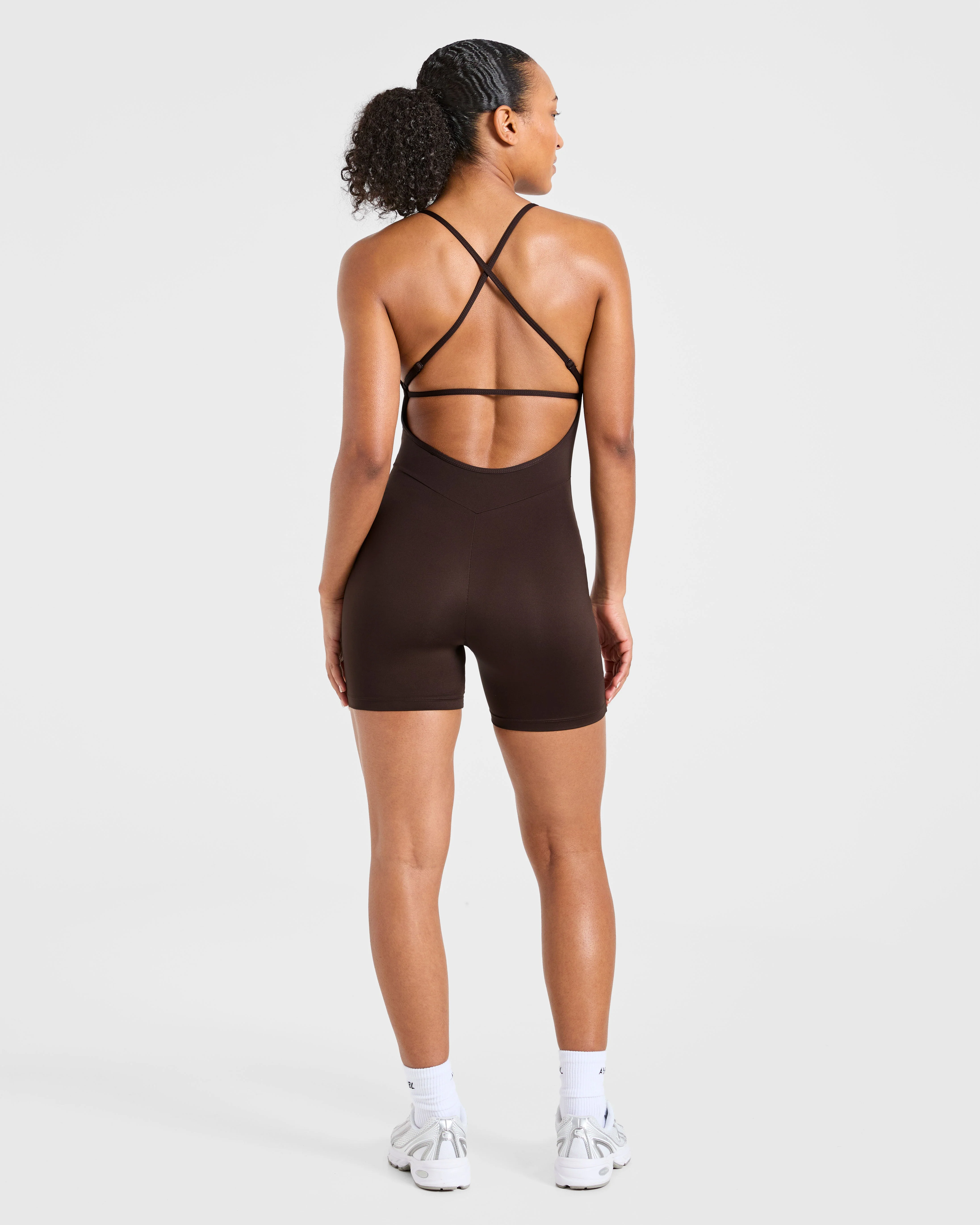 Sculpt Backless All In One - Deep Cocoa Marron - Image 4
