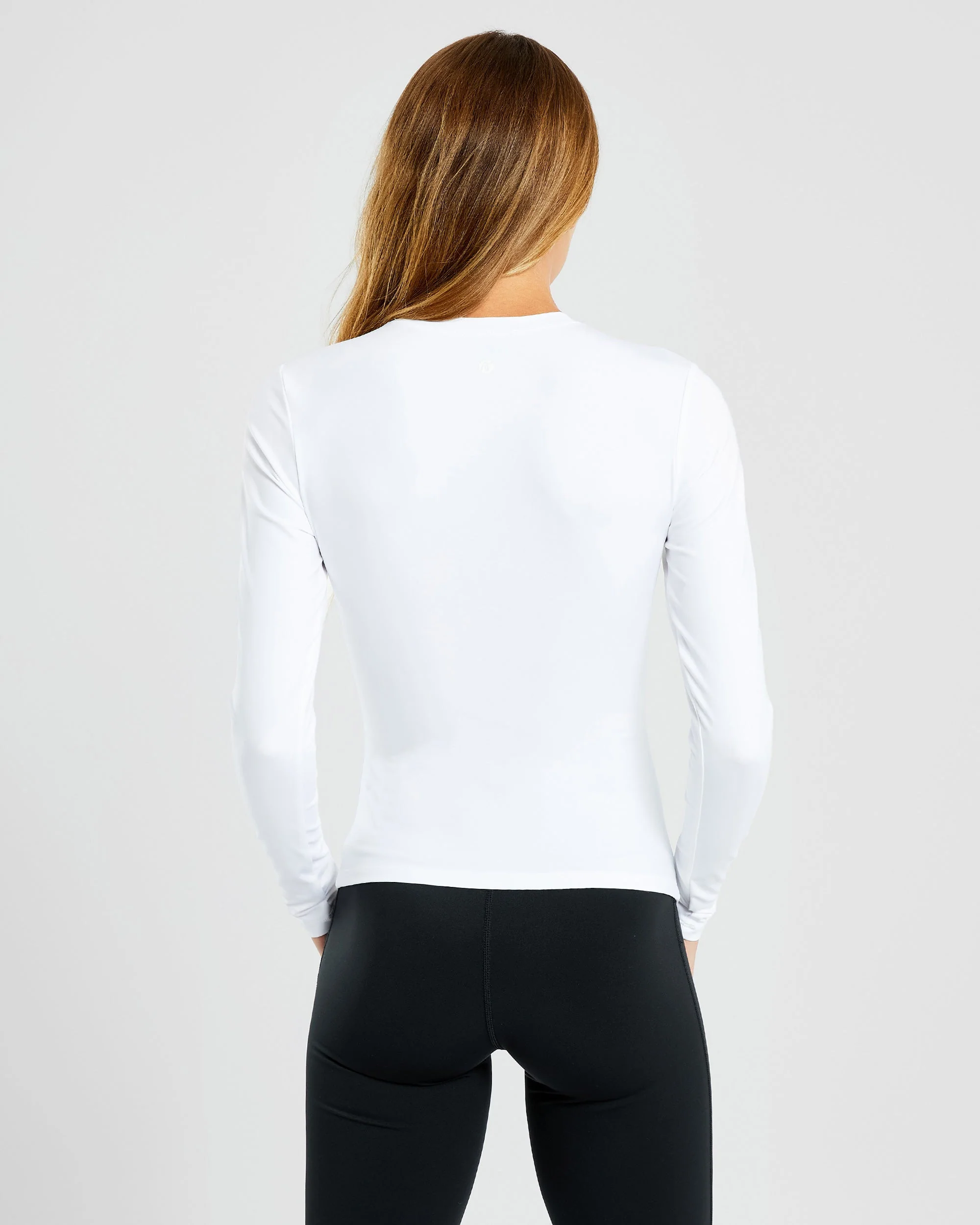 Sculpt Long Sleeve Top - Blanc - Image 2
