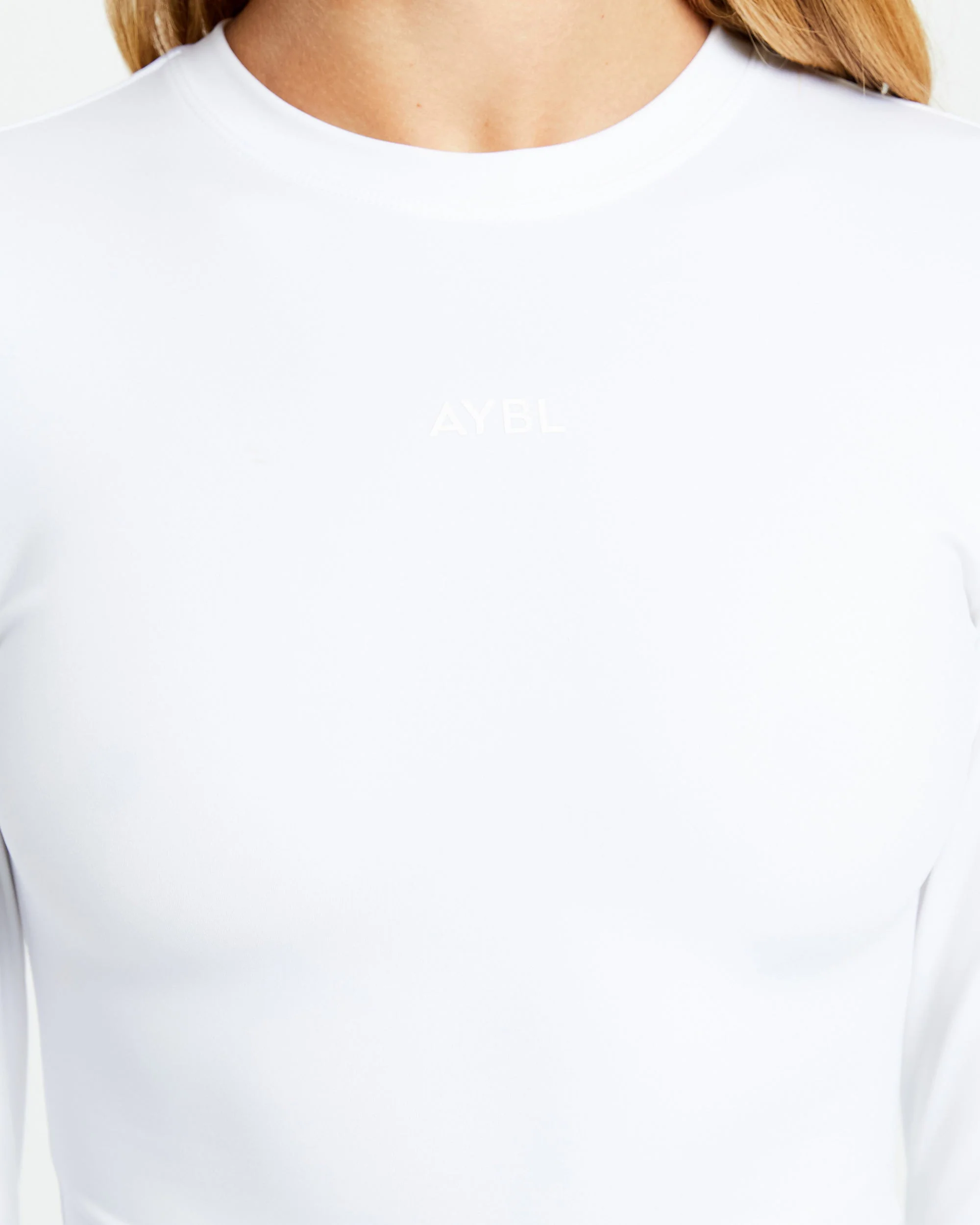 Sculpt Long Sleeve Top - Blanc - Image 5