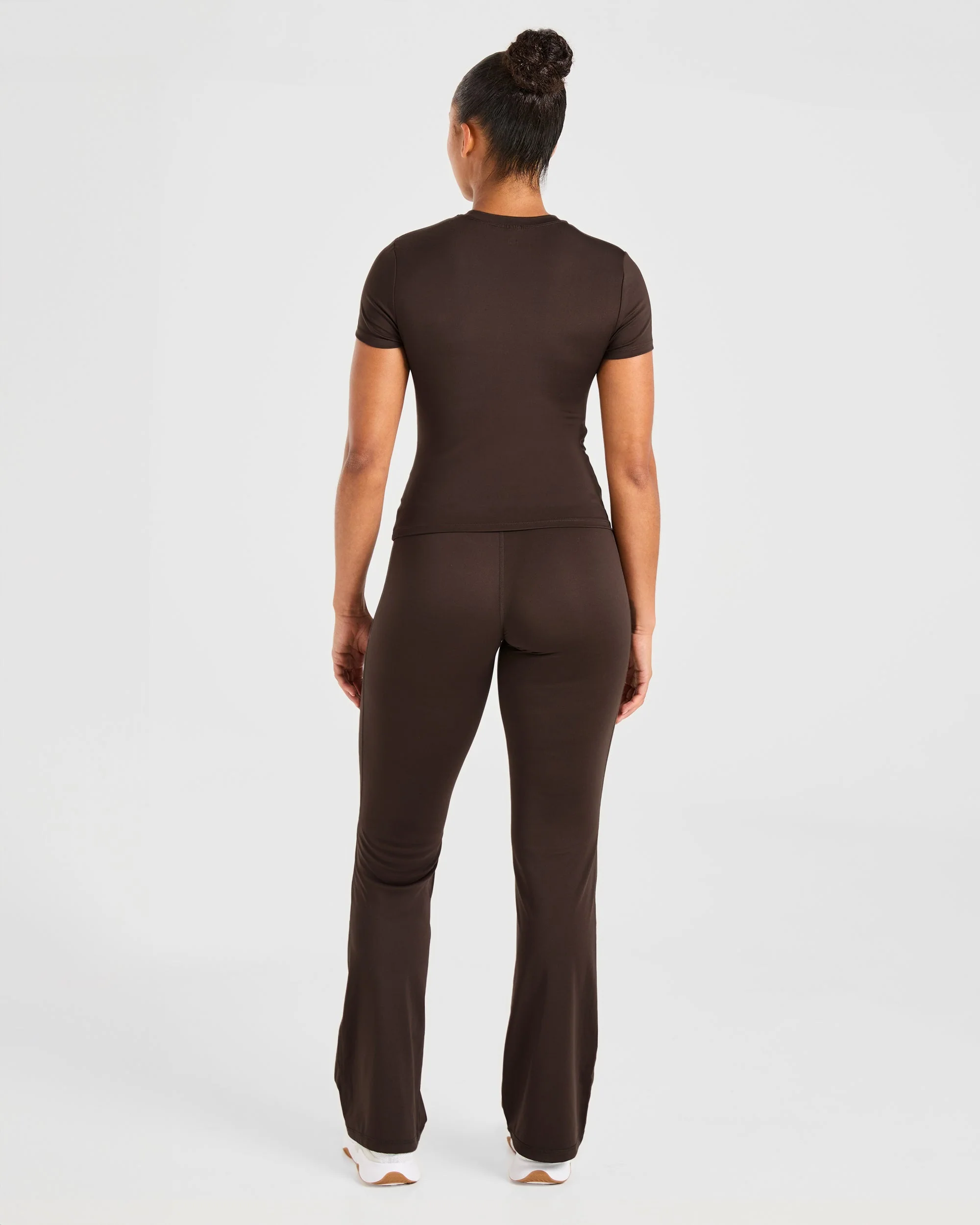 Sculpt T Shirt - Deep Cocoa Brun - Image 4