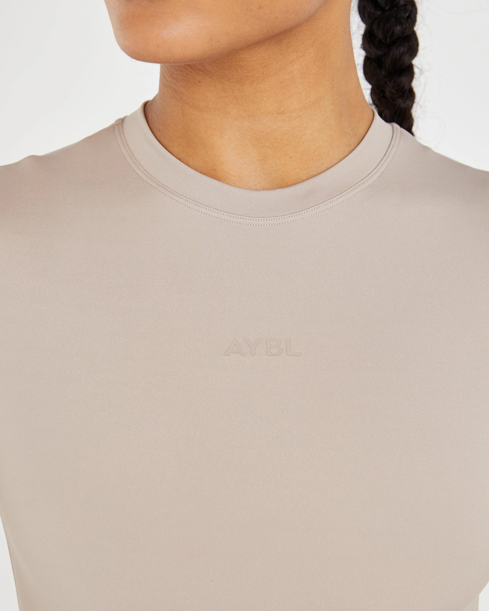 Sculpt T Shirt - Latte - Image 5