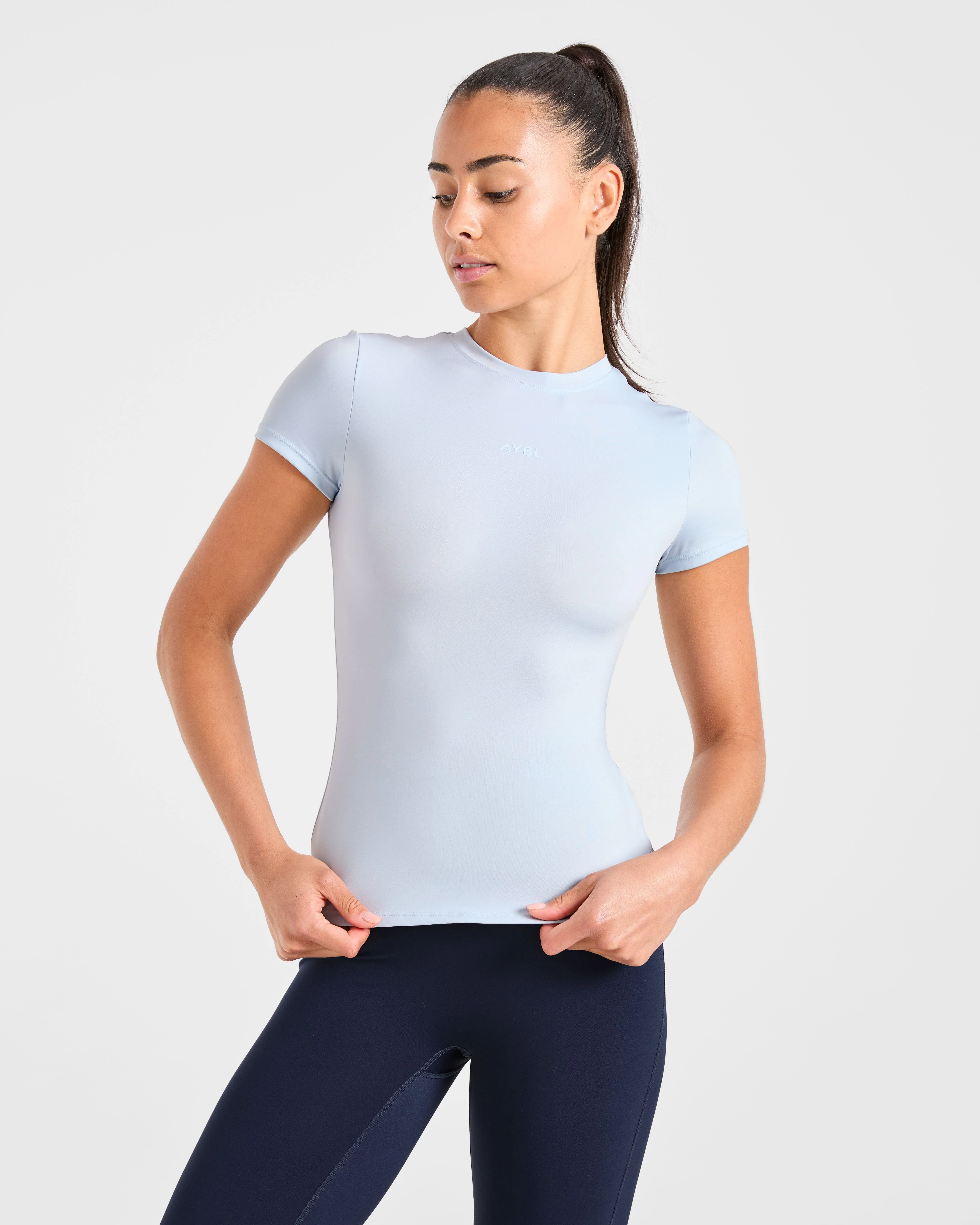 Sculpt T Shirt - Pastel Bleu - Image 8