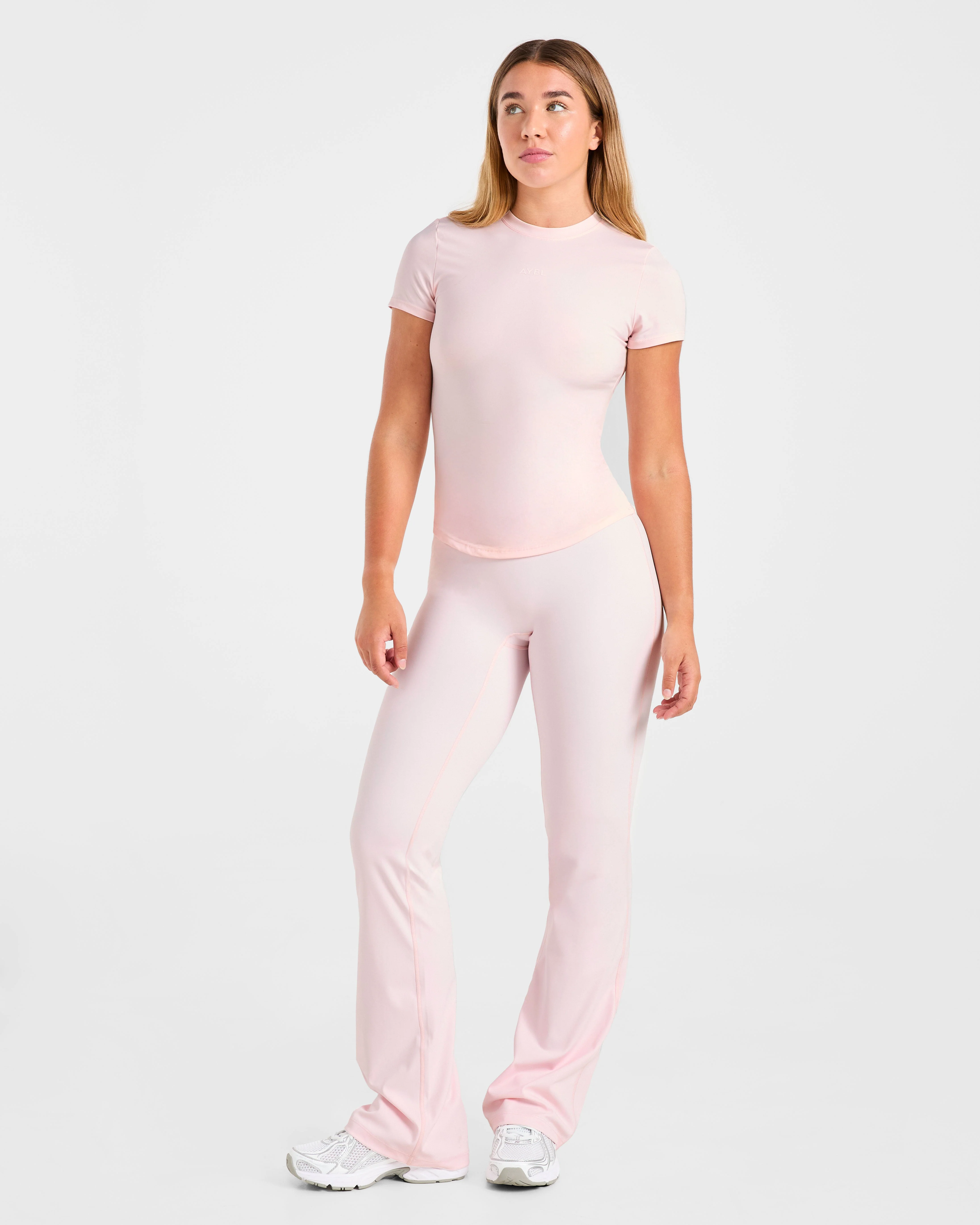 Sculpt T Shirt - Pastel Rose - Image 3