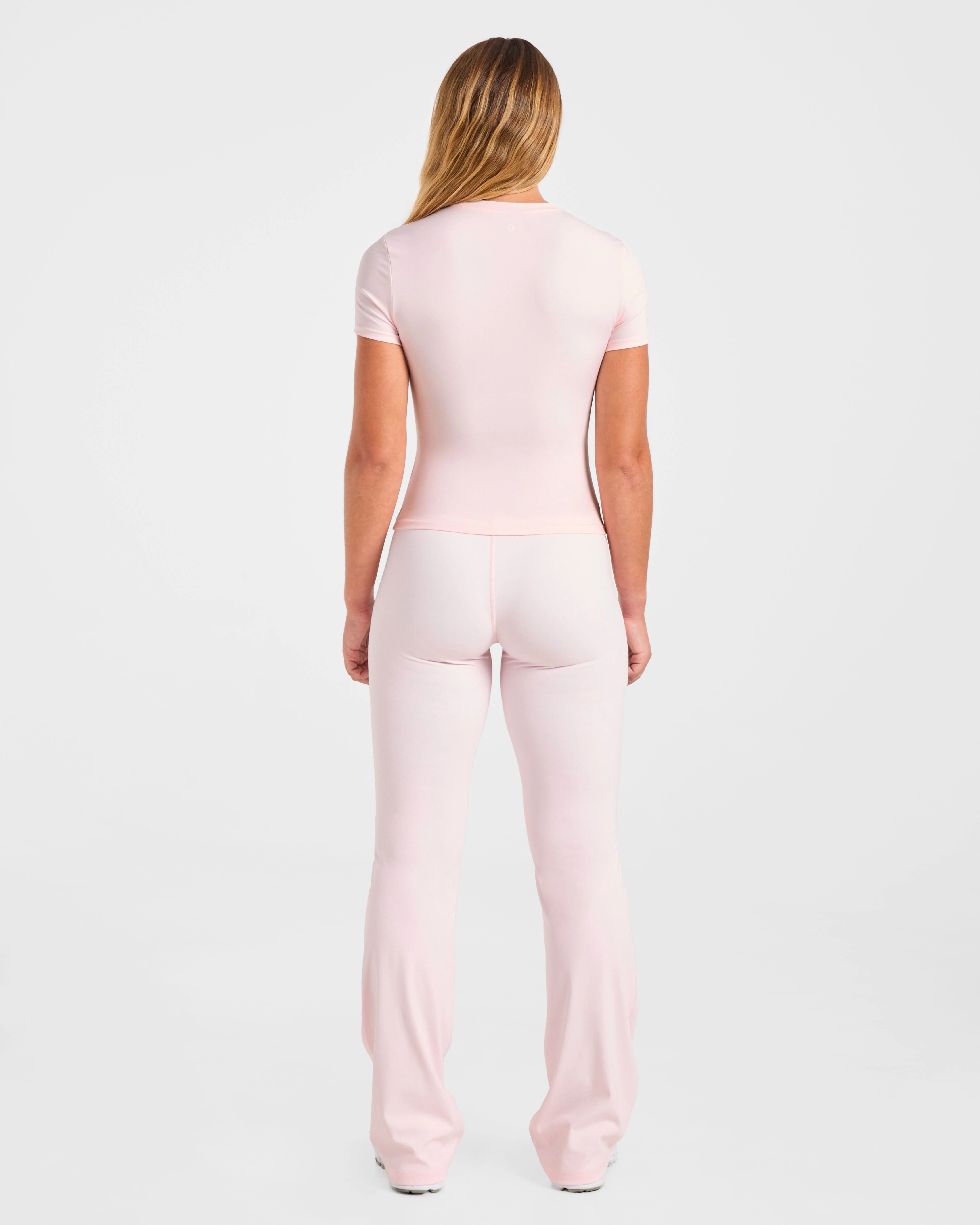 Sculpt T Shirt - Pastel Rose - Image 4