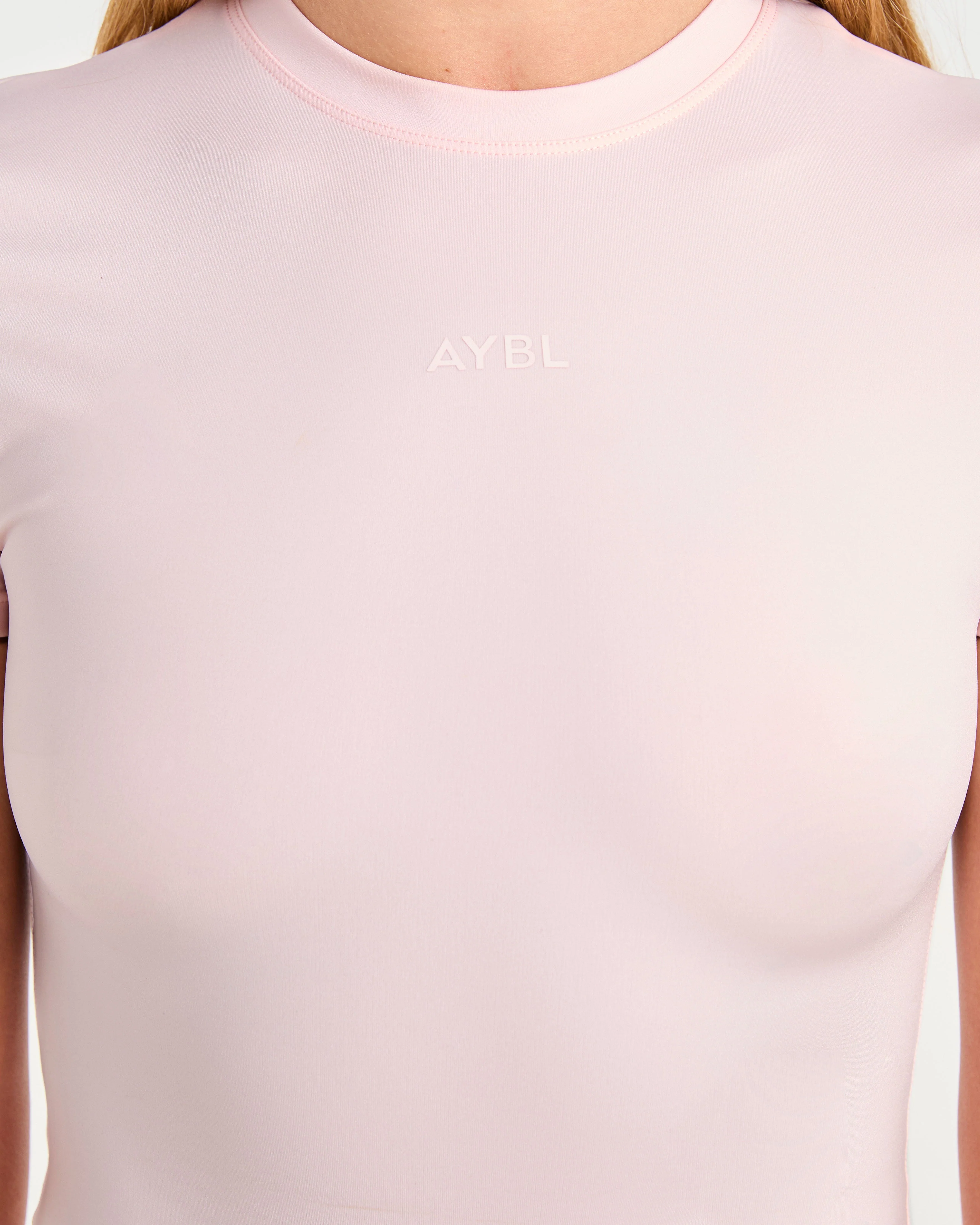 Sculpt T Shirt - Pastel Rose - Image 5