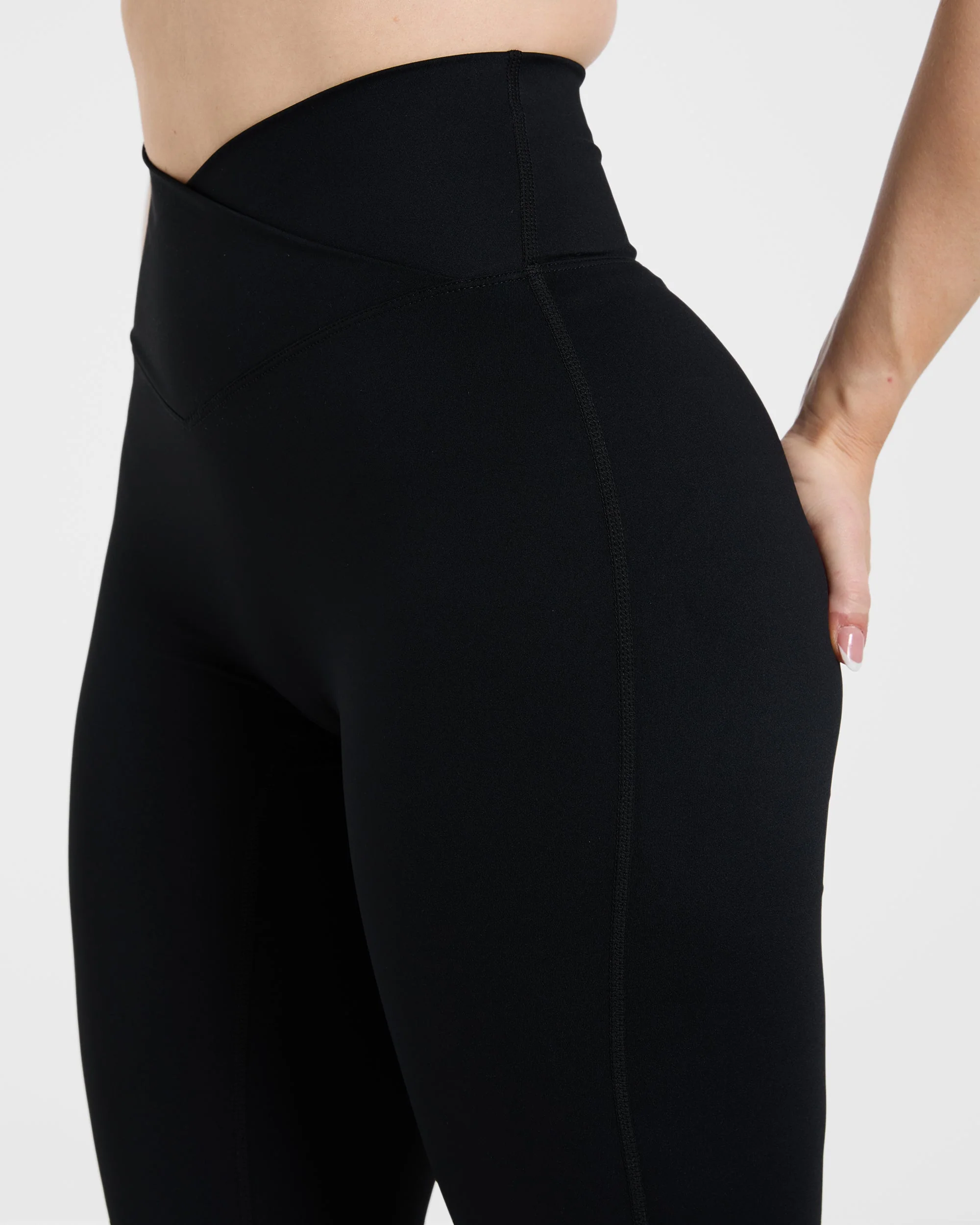Sculpt Wrap Flared Leggings - Noir - Image 5