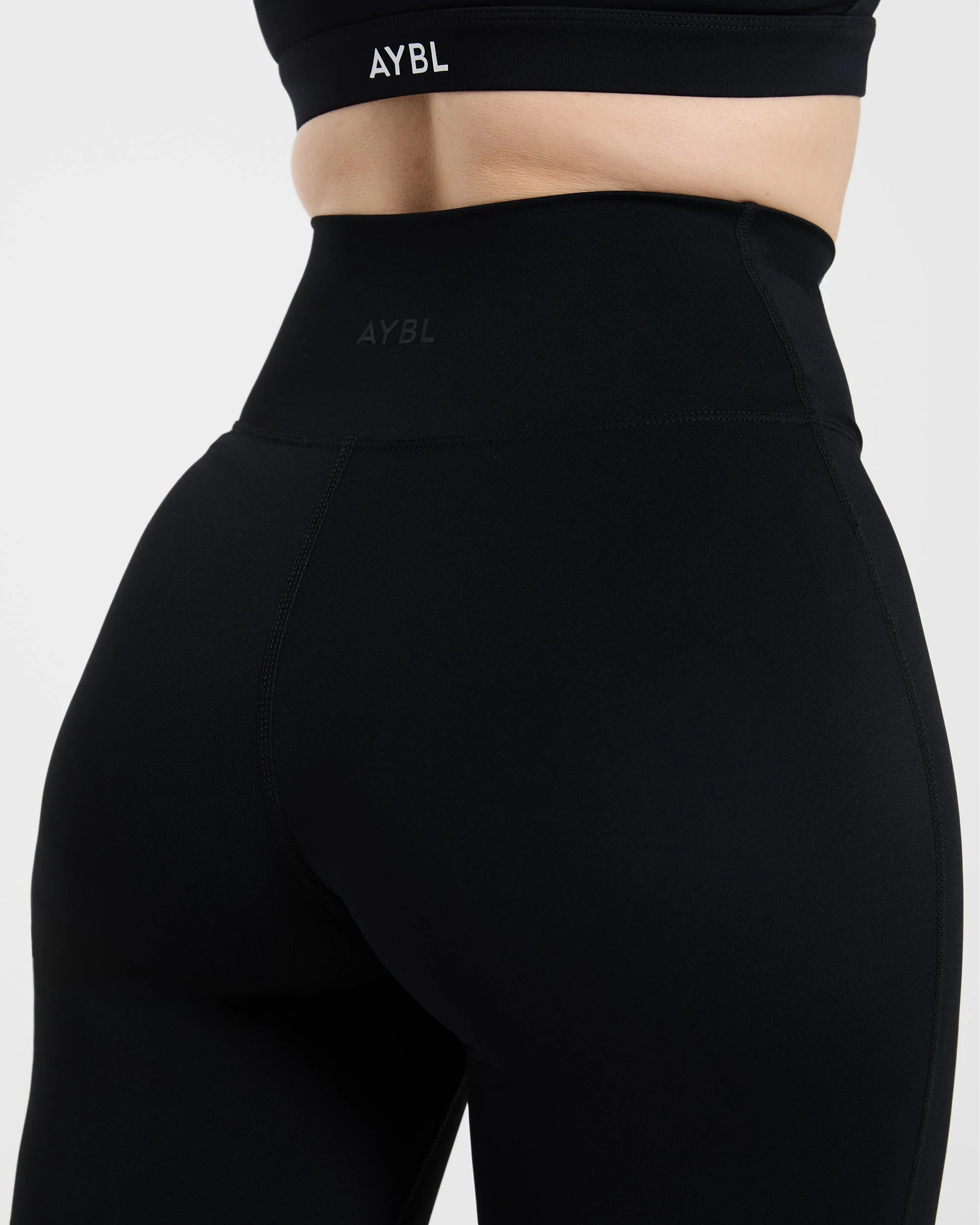 Sculpt Wrap Flared Leggings - Noir - Image 6